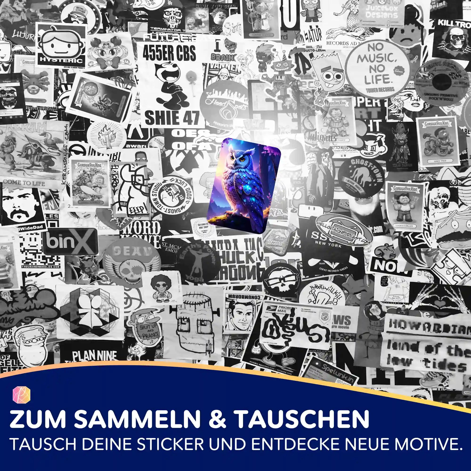 Aufkleber 5er-Set - Hüterin der Dämmerung