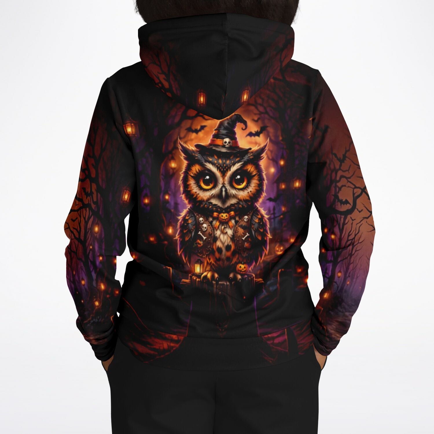 Dreamer Hoodie Wächter der Kürbisnacht mit Eulen-Motiv im Halloween-Style für Fans von Diamond Painting und Kreativität