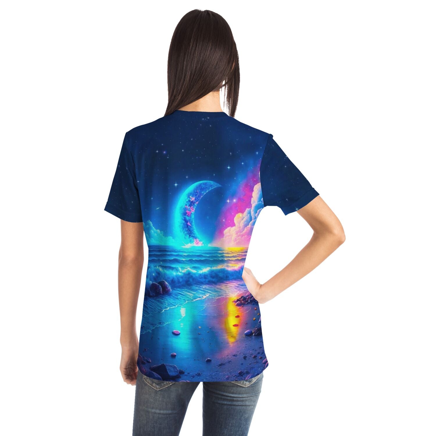 Dreamer T-Shirt - AB Special - Strand im Mondschein