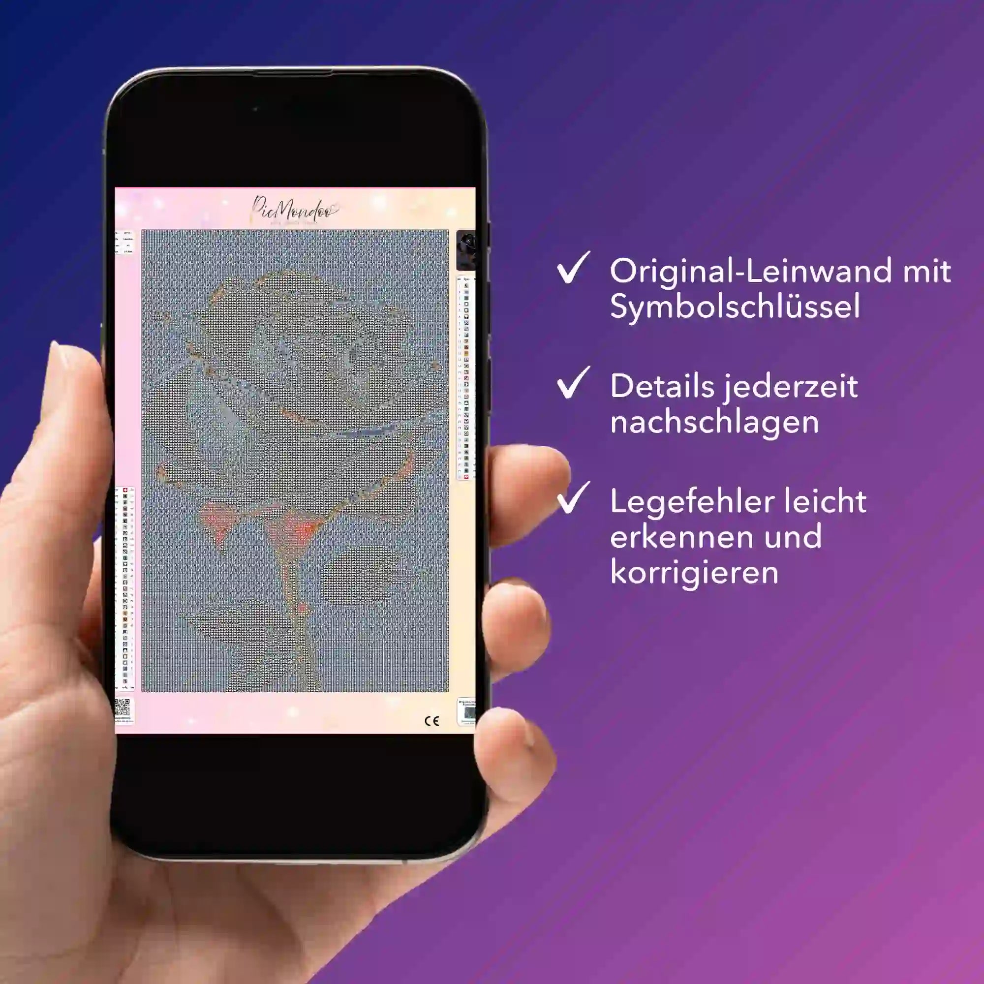 Digitale Bildmappe - Black rose