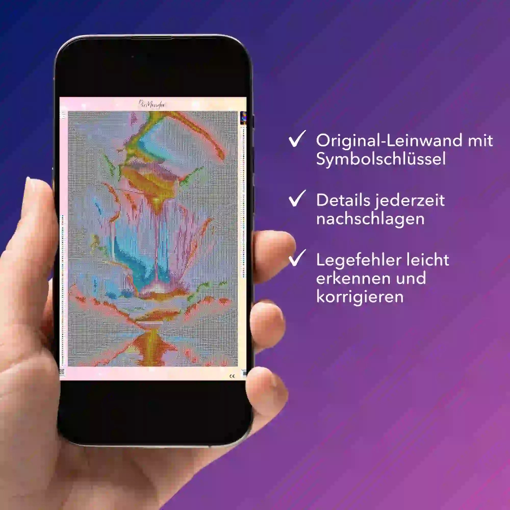 Digitale Bildmappe - Nachtleuchten am Wasserfall