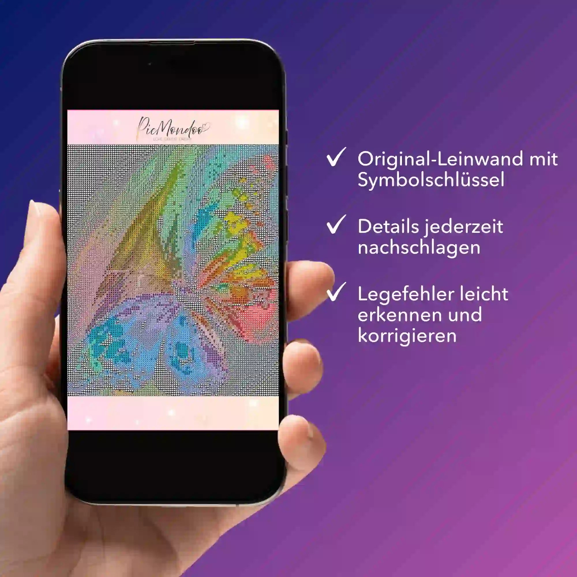 Digitale Bildmappe - Bunter Schmetterling