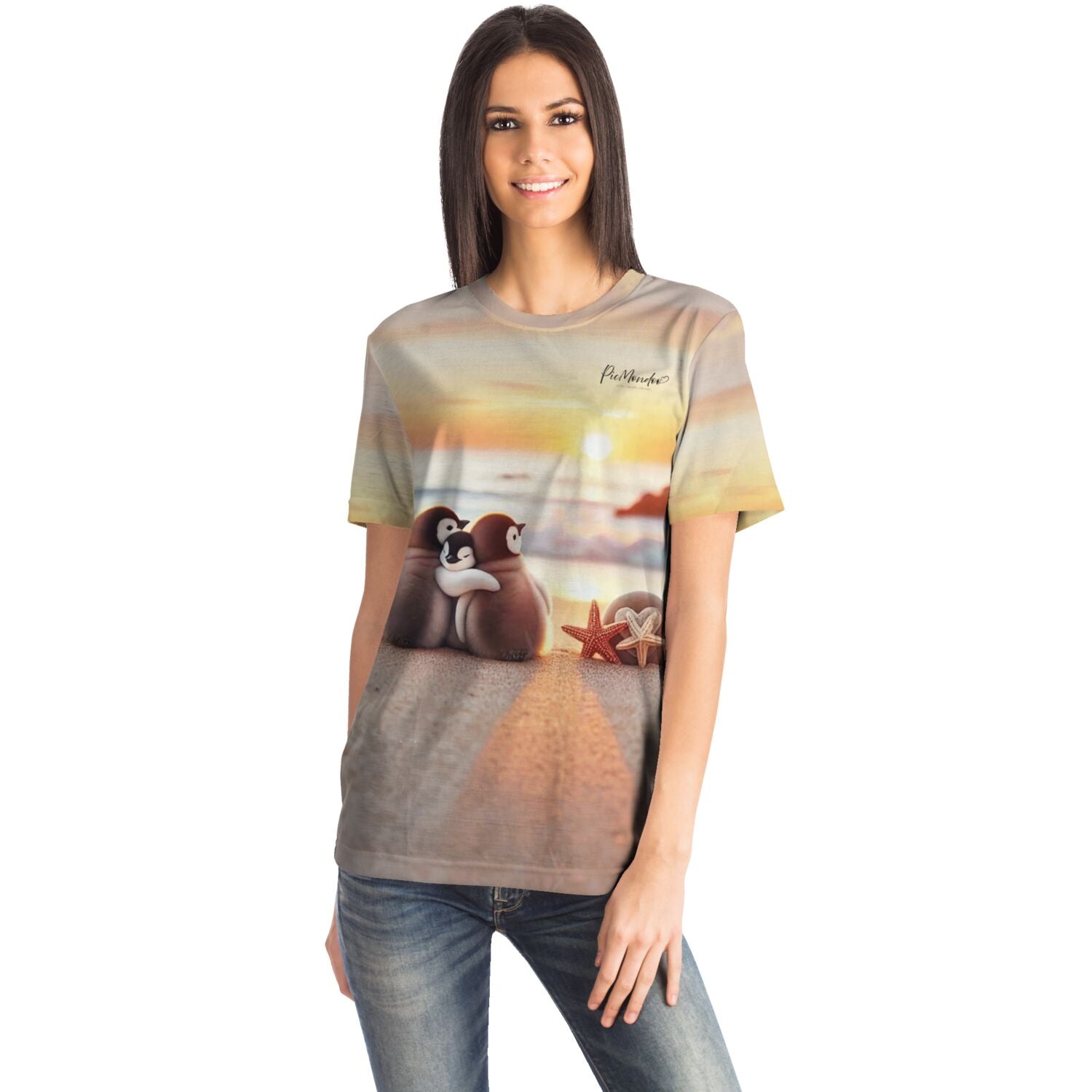 Dreamer T-Shirt - Happy Family am Strand