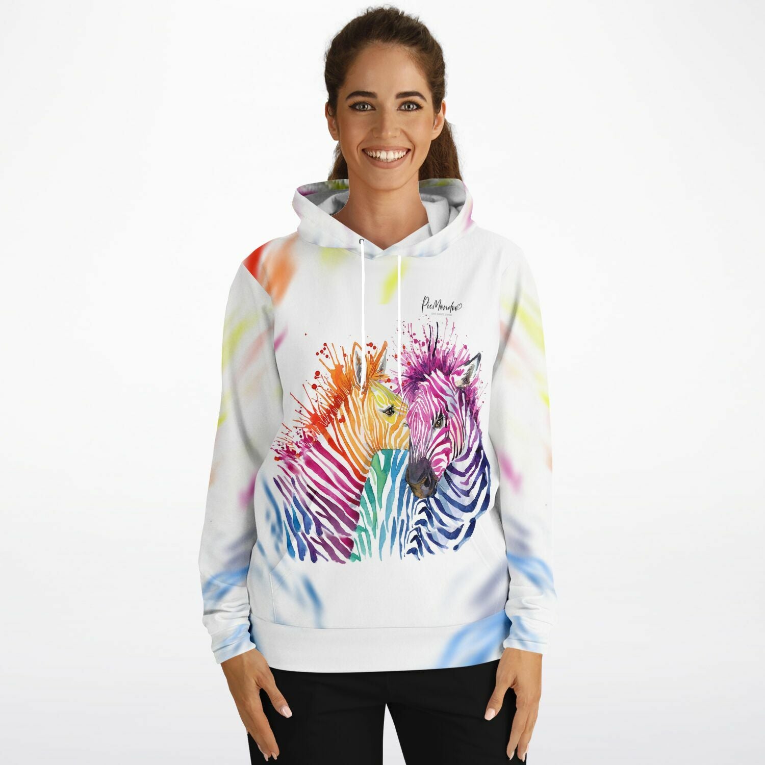 Dreamer Hoodie -  Bunte Zebras