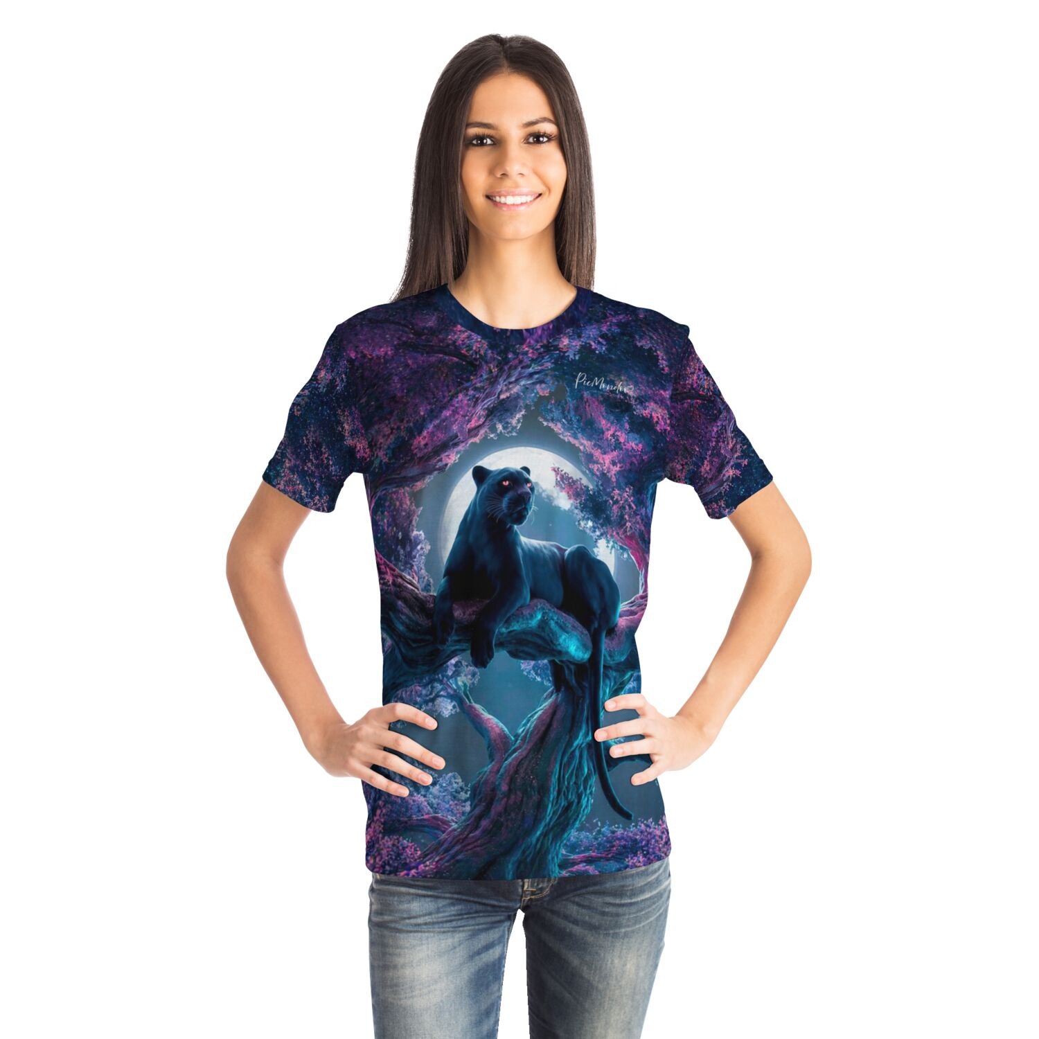 Dreamer T-Shirt - Black Panther Kirschblütentraum