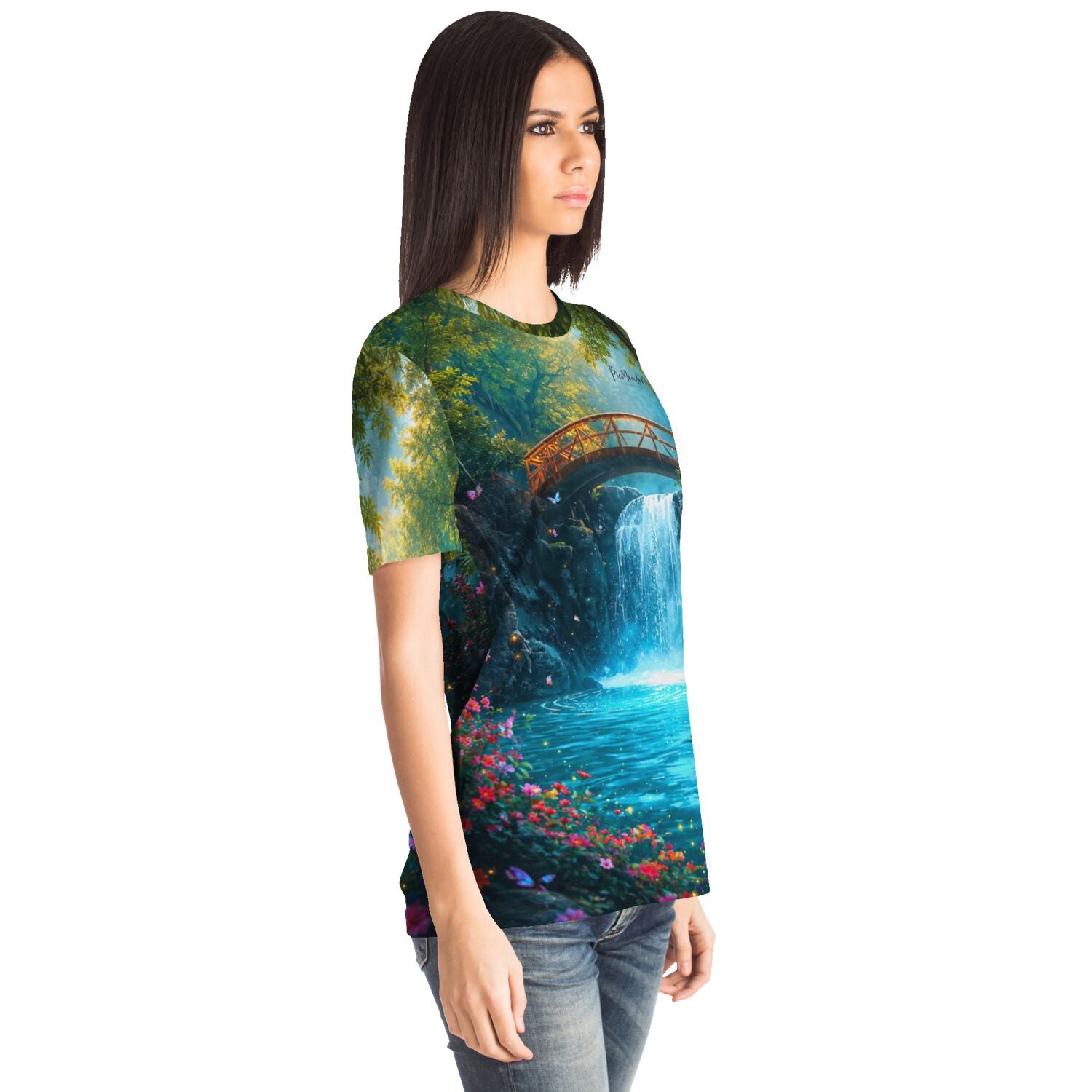 Dreamer T-Shirt mit Brücke der Träume Design, inspiriert von den Motiven unserer Malen nach Zahlen und Diamond Painting Sets