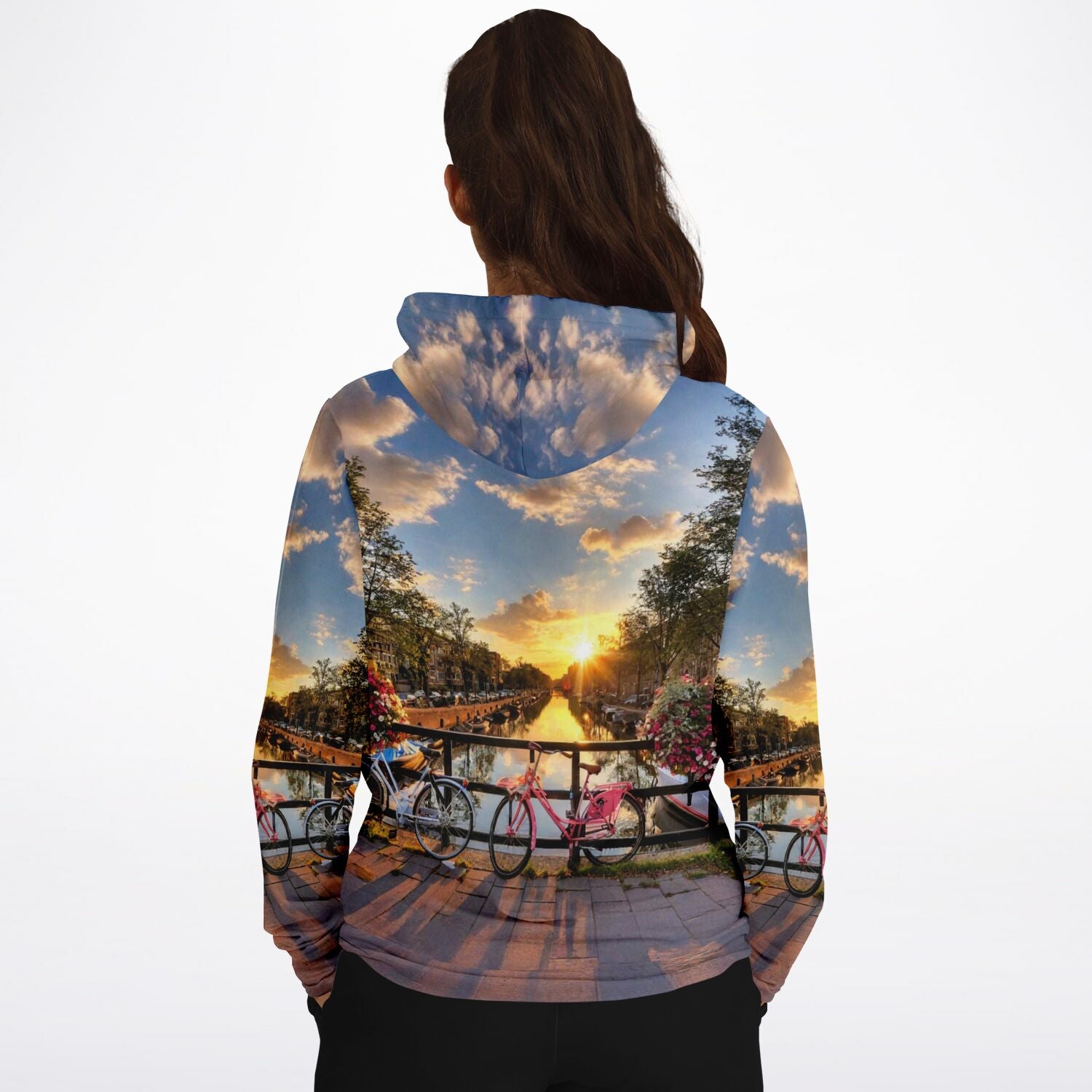 Dreamer Hoodie -  Sonnenuntergang in Amsterdam