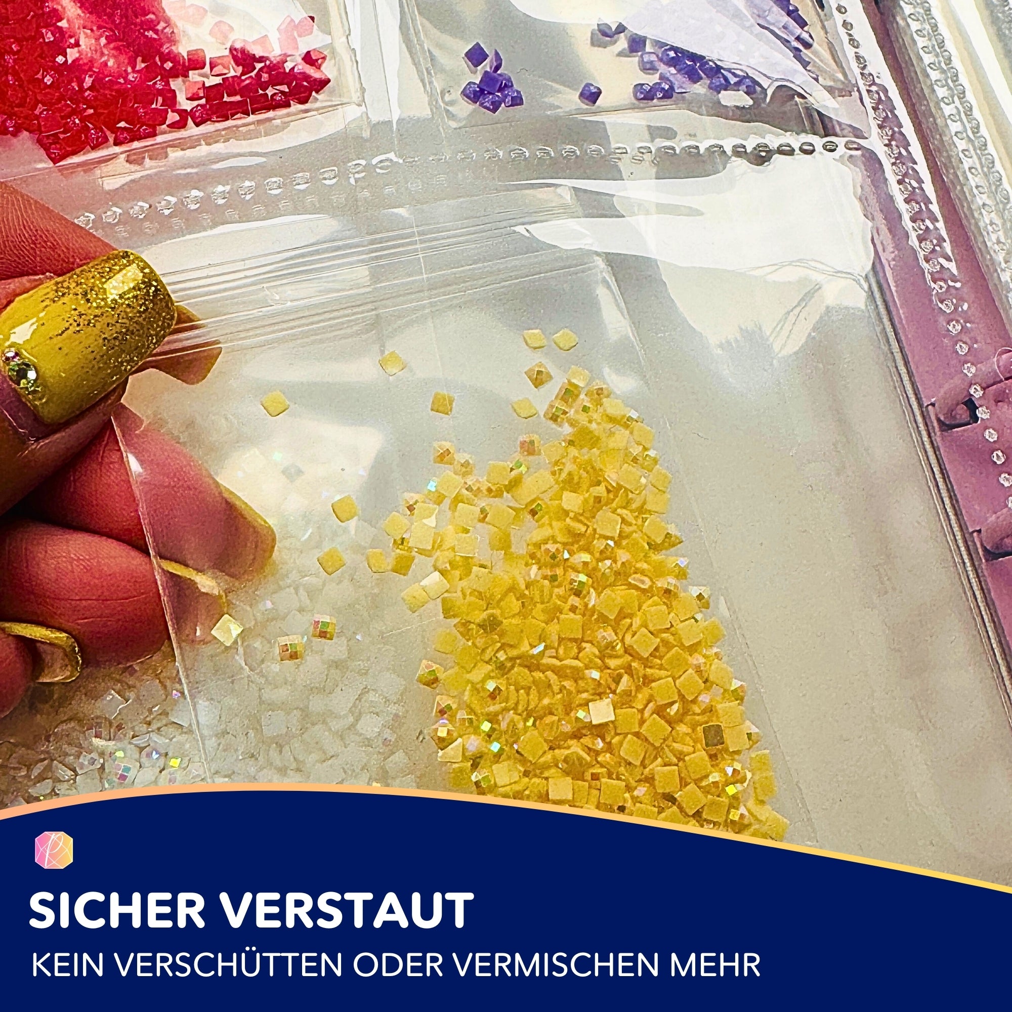 Diamond Painting Sammelmappe für Steinchen