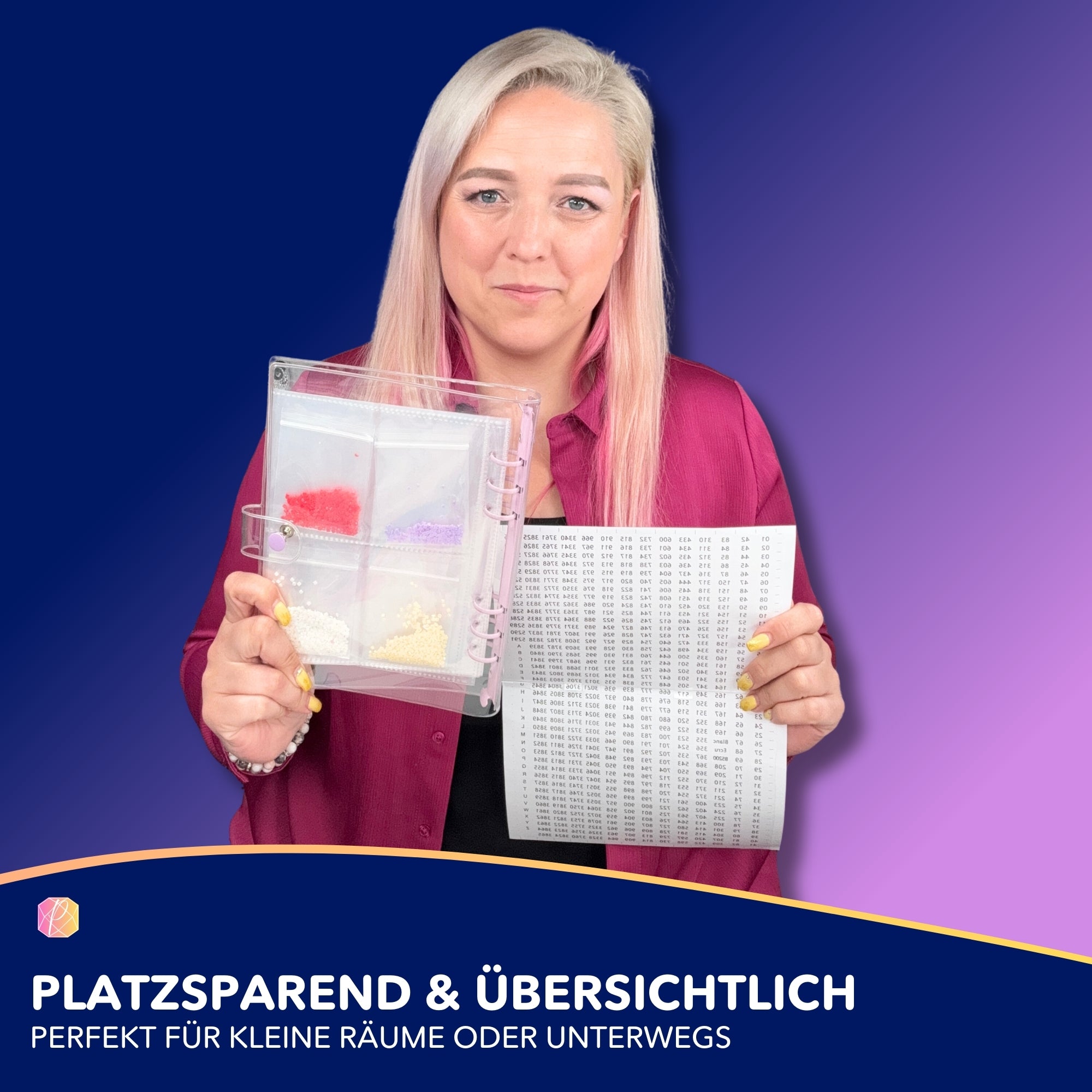 Diamond Painting Sammelmappe für Steinchen