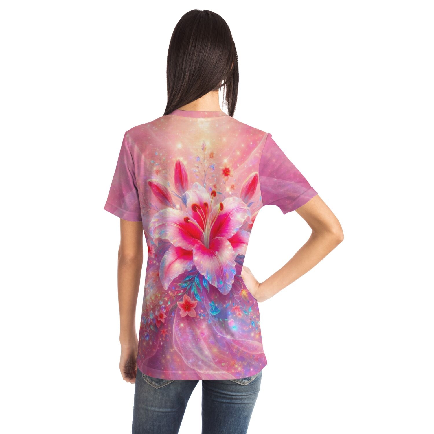 Dreamer T-Shirt - Zarte Lilie in rosé