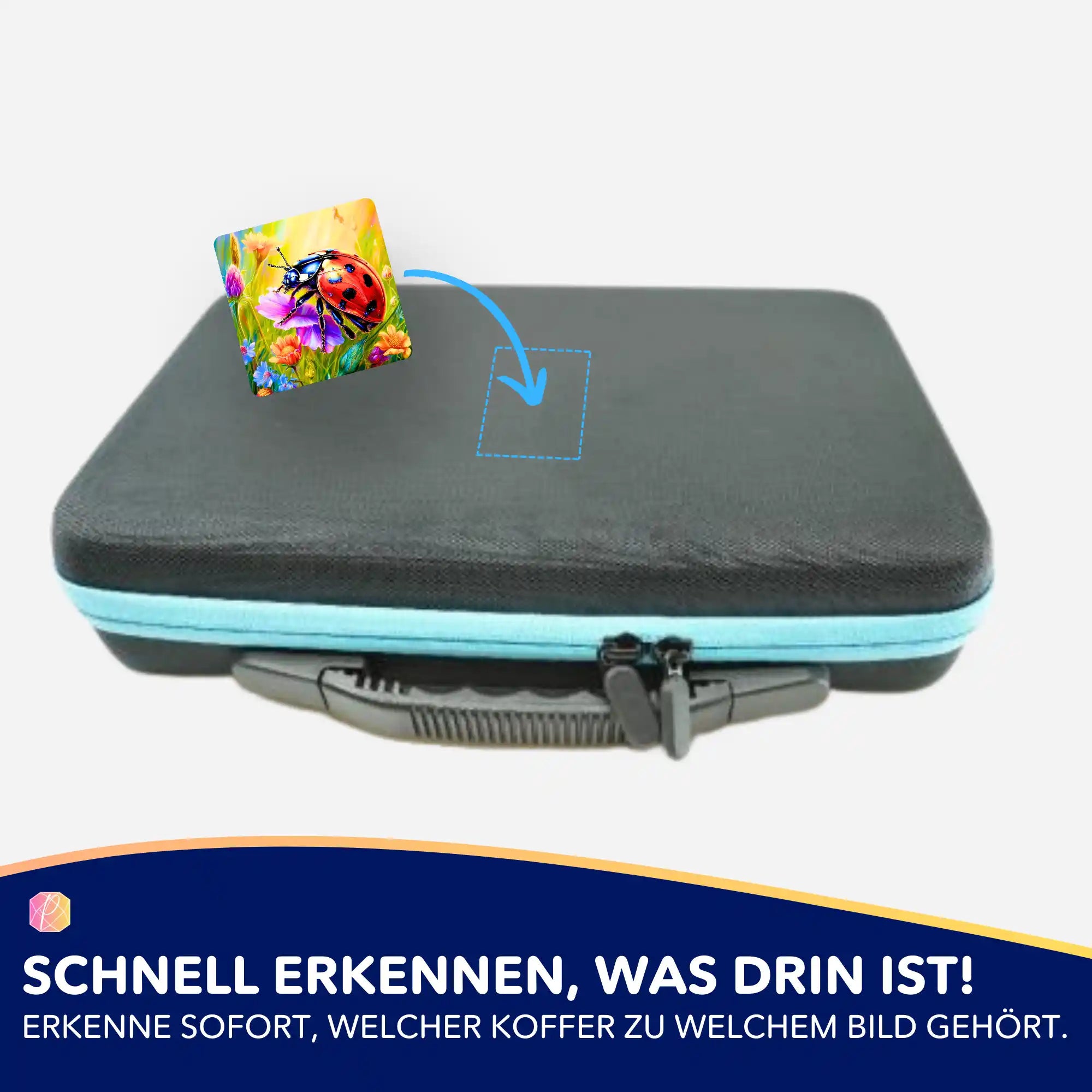 Aufkleber 5er-Set - Kleiner Bote des Glücks