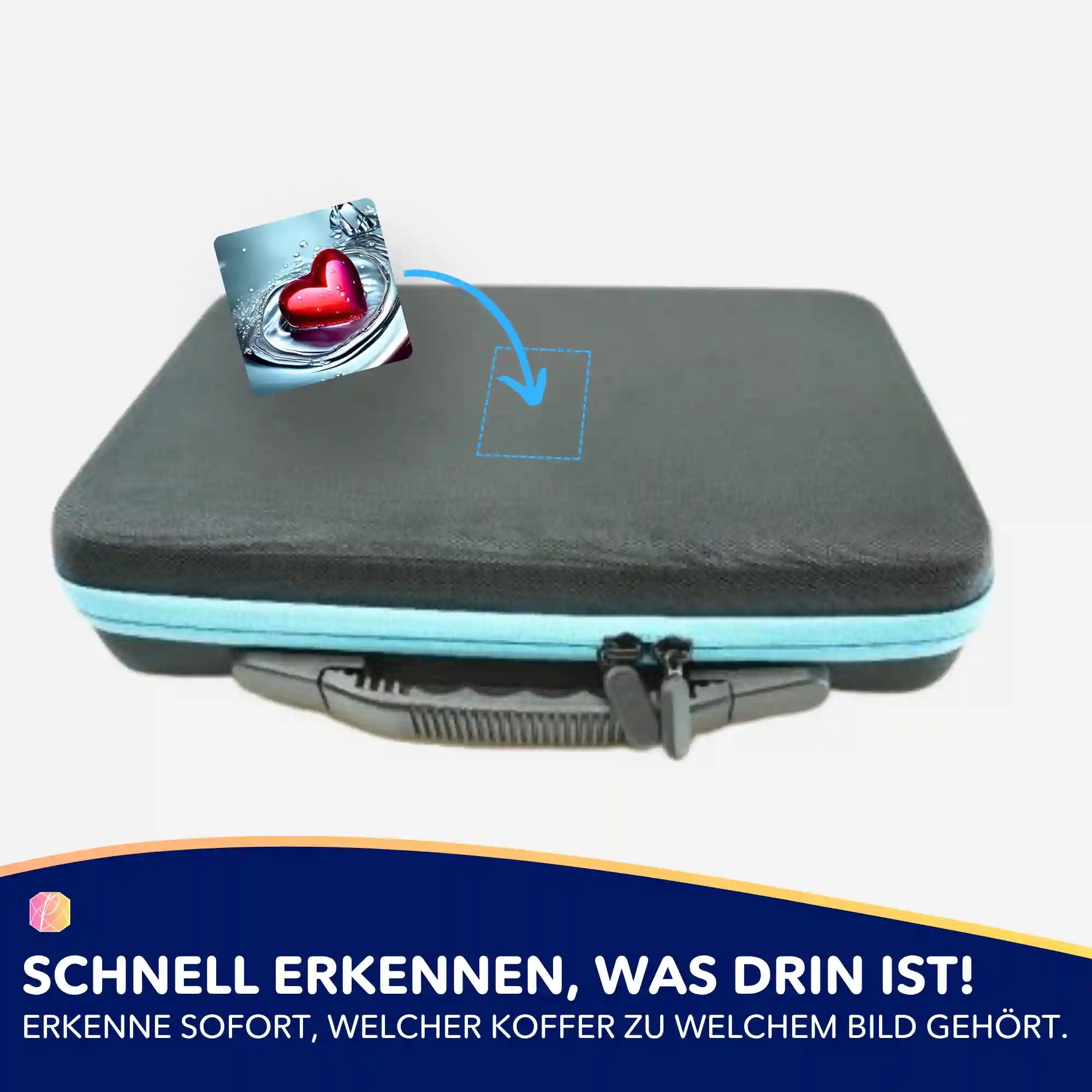 Aufkleber 5er-Set - Waterheart