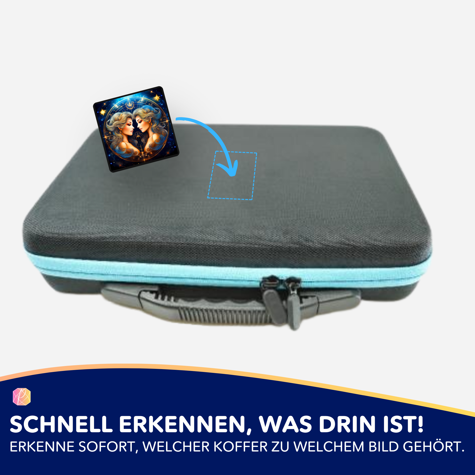 Aufkleber 5er-Set - Sternzeichen Zwilling "Limited Edition"