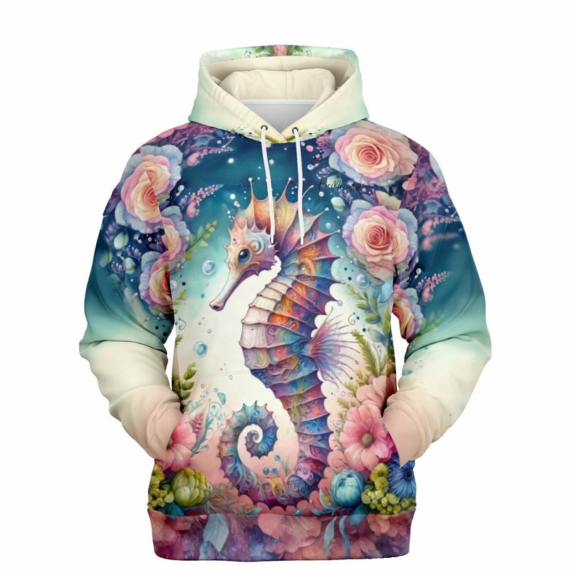 Dreamer Hoodie - Seepferdchen Blütentraum