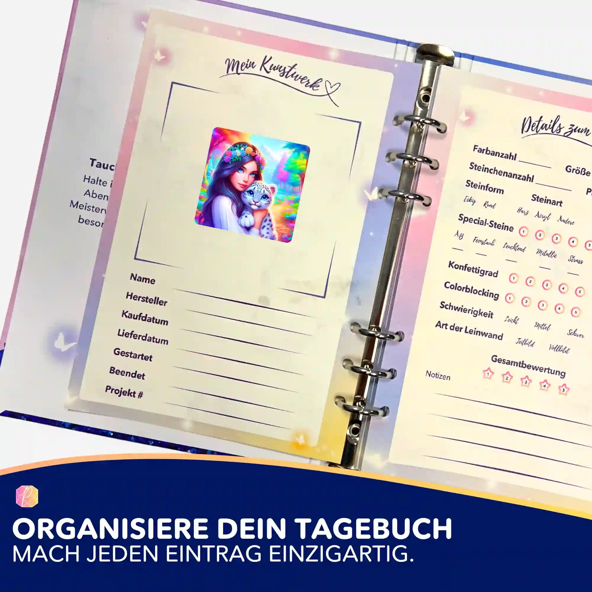 Aufkleber 5er-Set - Amira´s Paradies