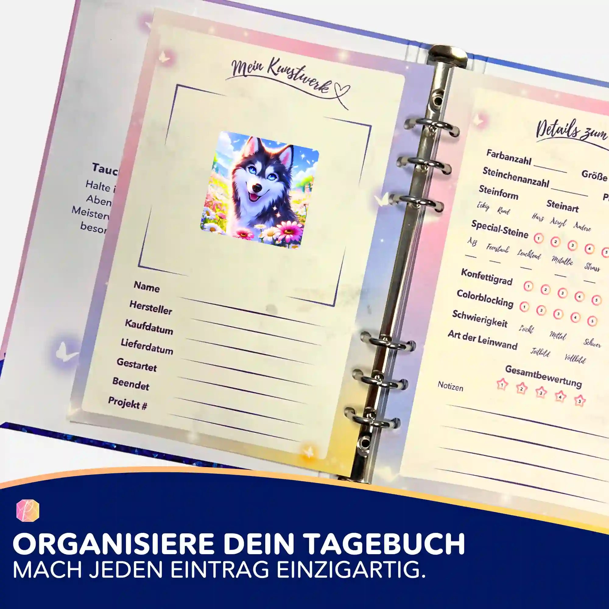 Aufkleber 5er-Set - Sommerblick
