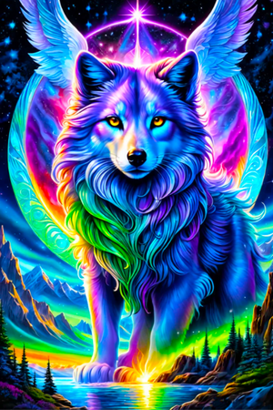 Diamond Painting - Geflügelter Wächter