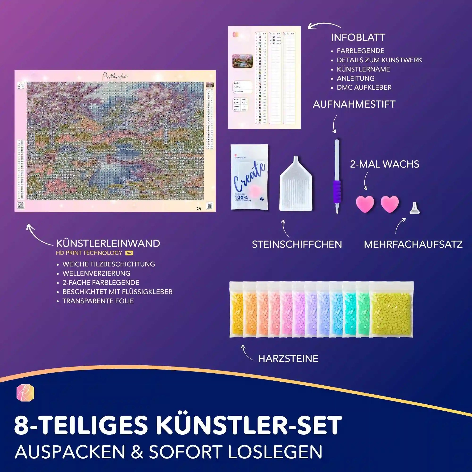 Diamond Painting - Der chinesische Garten