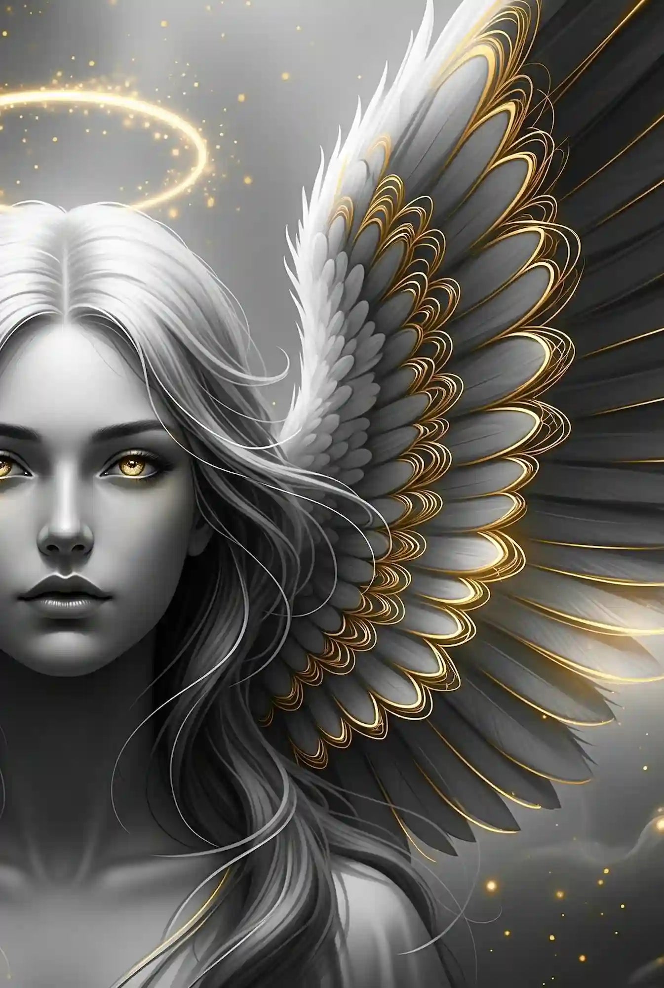 Diamond Painting - Golden Angel