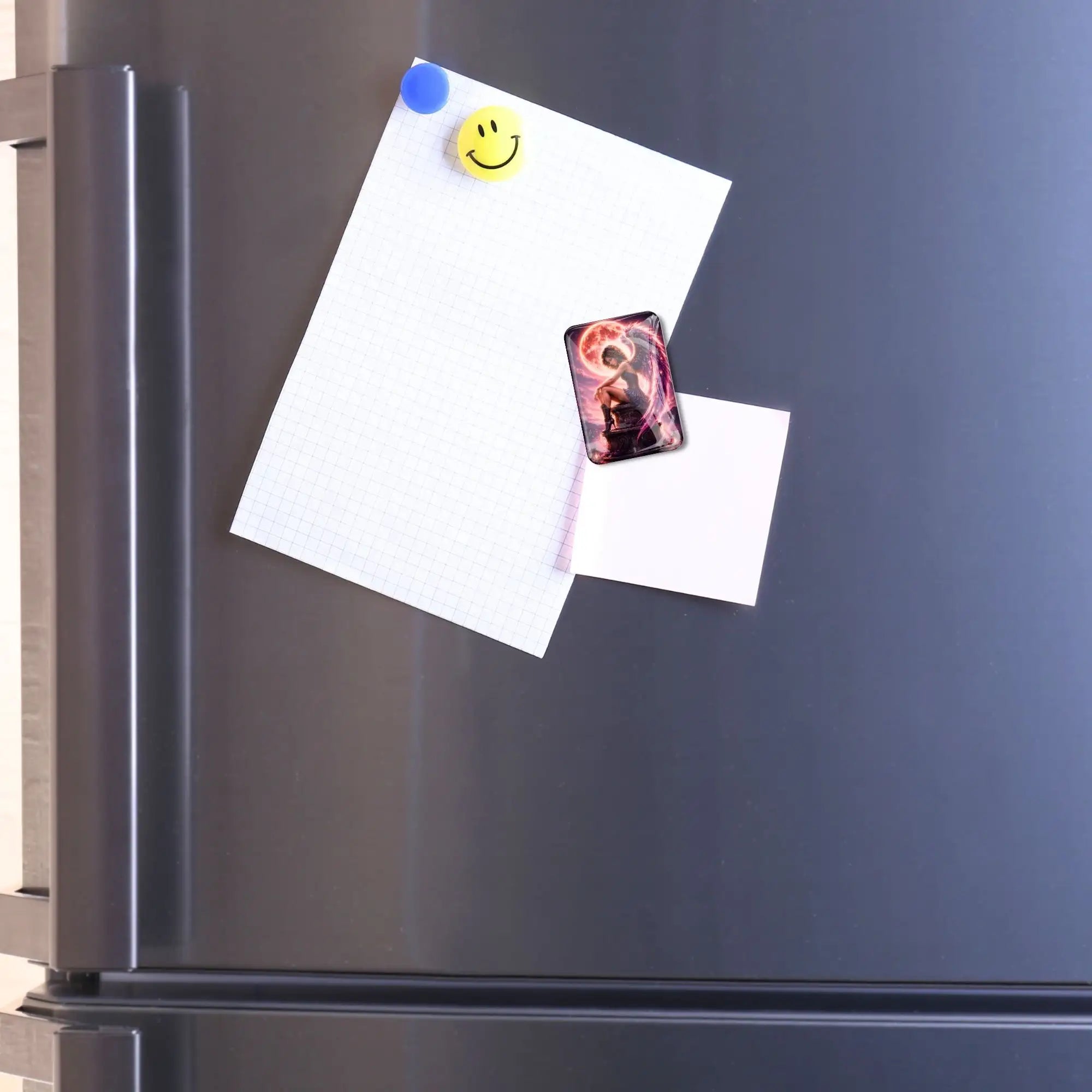Aurelia Nachtflügel Glas-Coverminder mit starkem Magnet für Diamond Painting Zubehör auf einem Kühlschrank