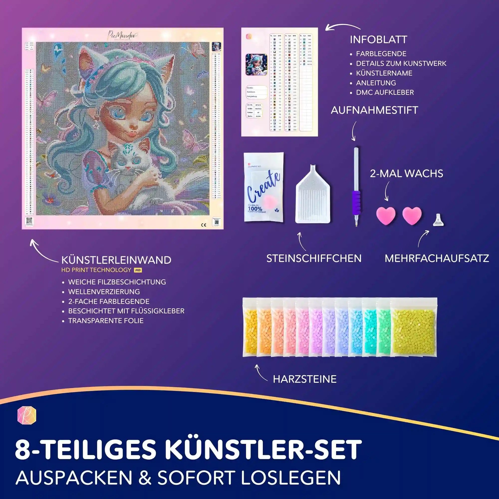 Diamond Painting - Kim Kitty Girl