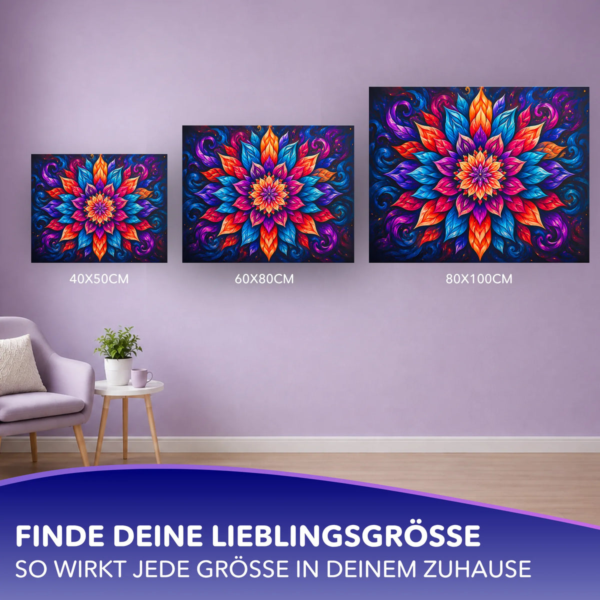 Malen nach Zahlen - Kaleidoskop der Farben