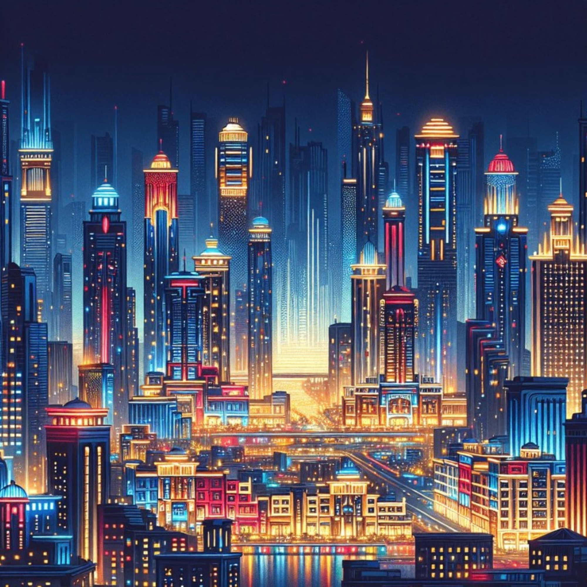 Diamond Painting - Stadt der Lichter "Limited Edition"