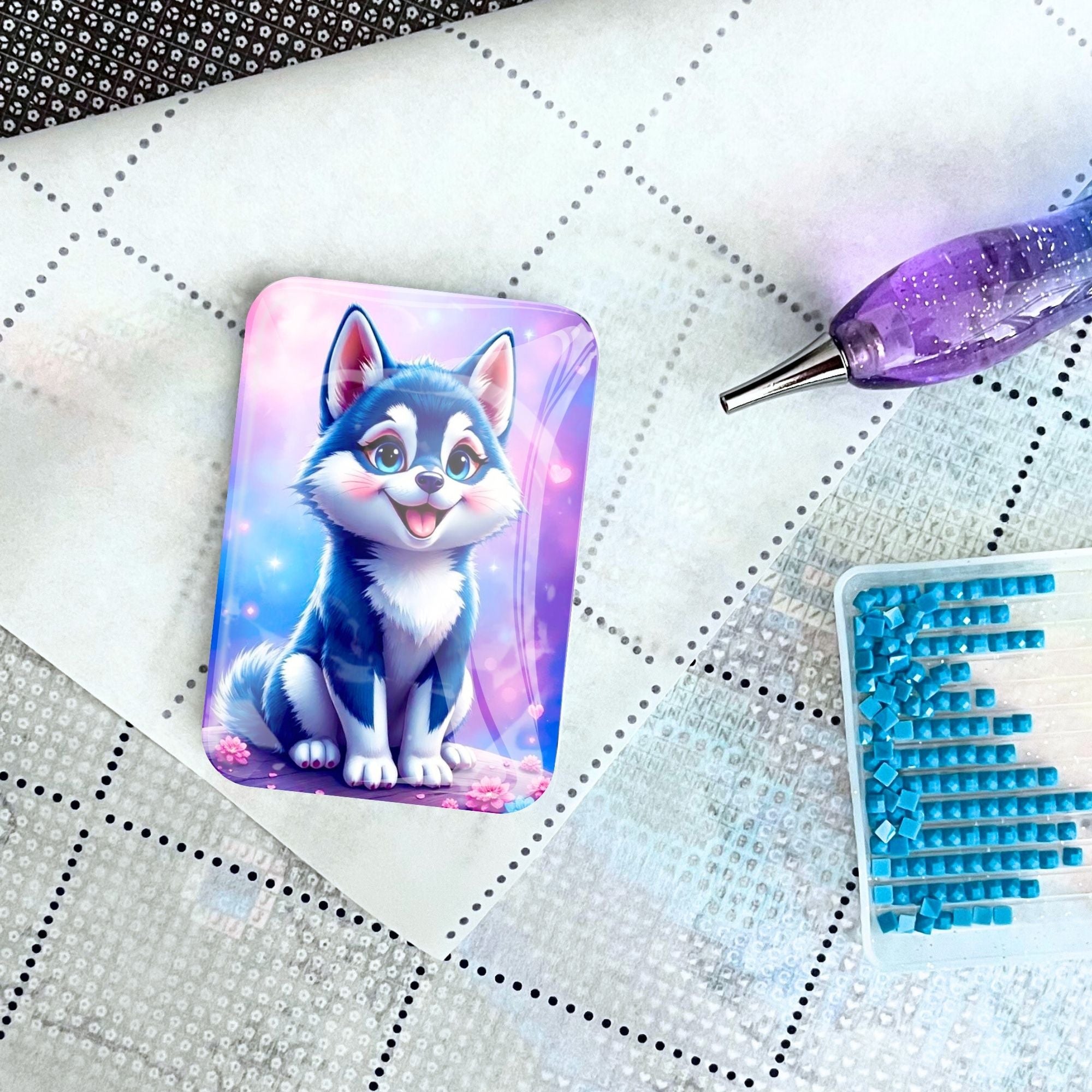 Cover Minder -  Husky Happy