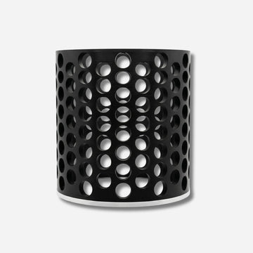 Schwarzes 3D Magic Dosenrondell als praktischer Diamond Painting Organizer für 180 Farbdosen zur Basteltisch-Aufbewahrung.