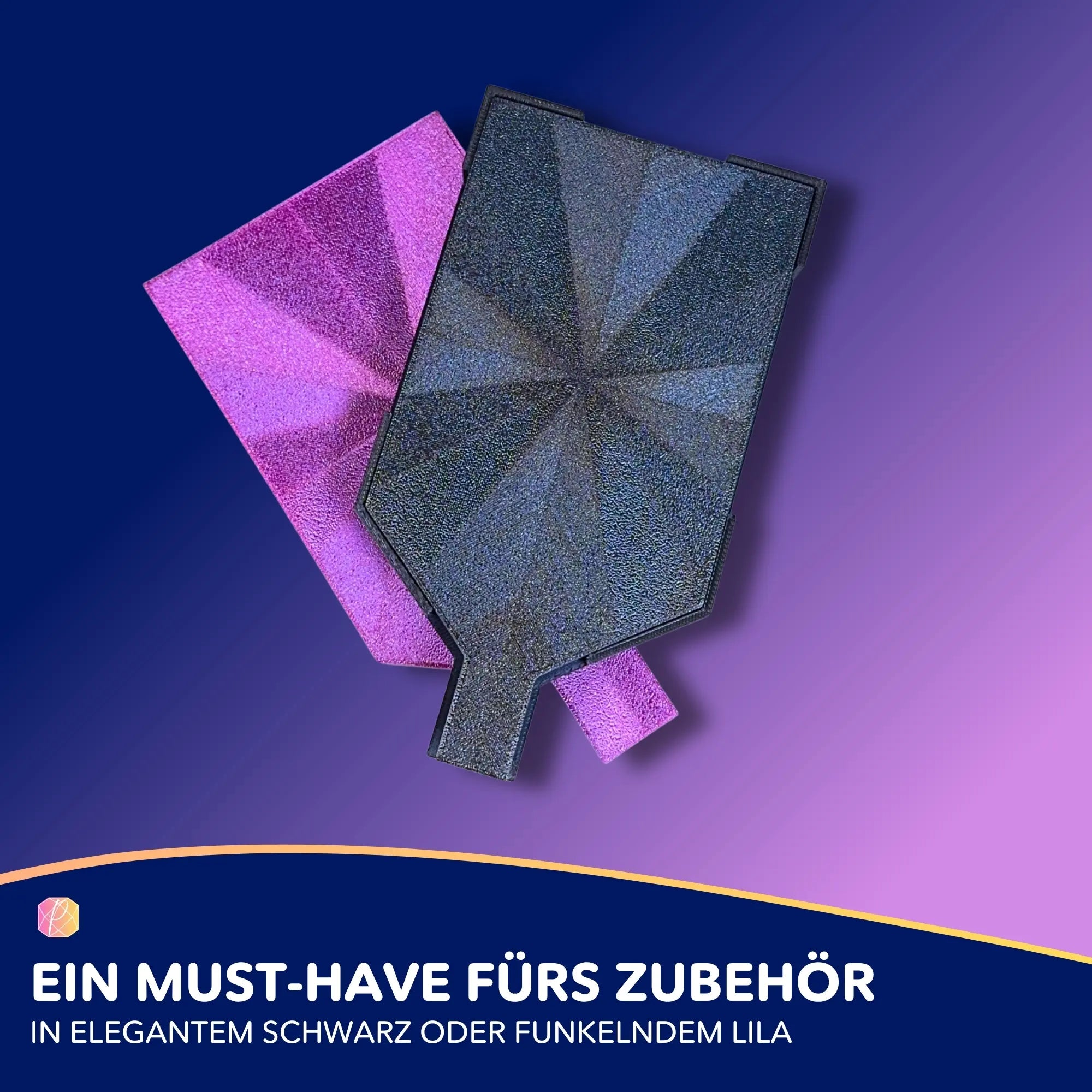 Diamond Painting Glitzerschiffchen - Lila