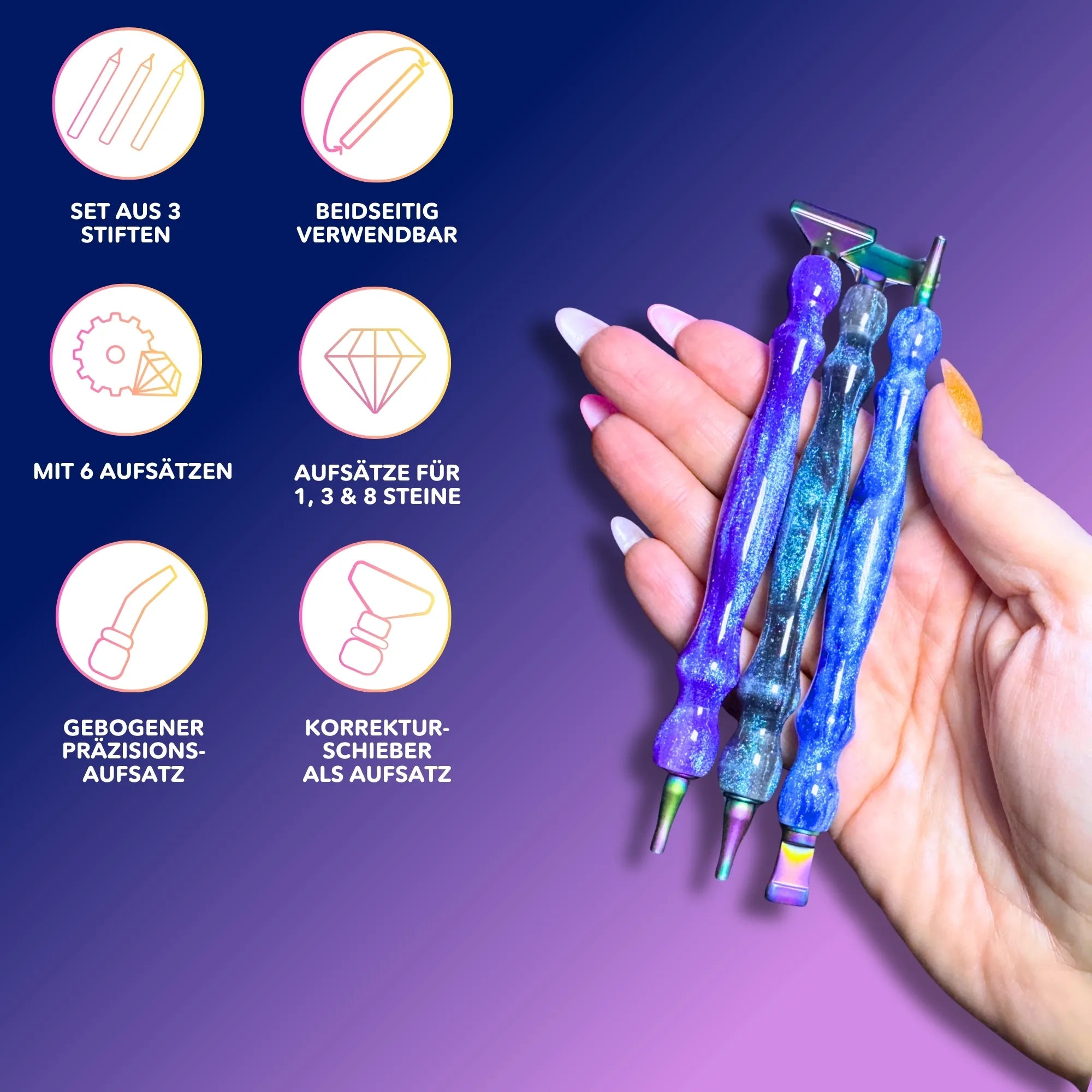 Glitzerstifte Set