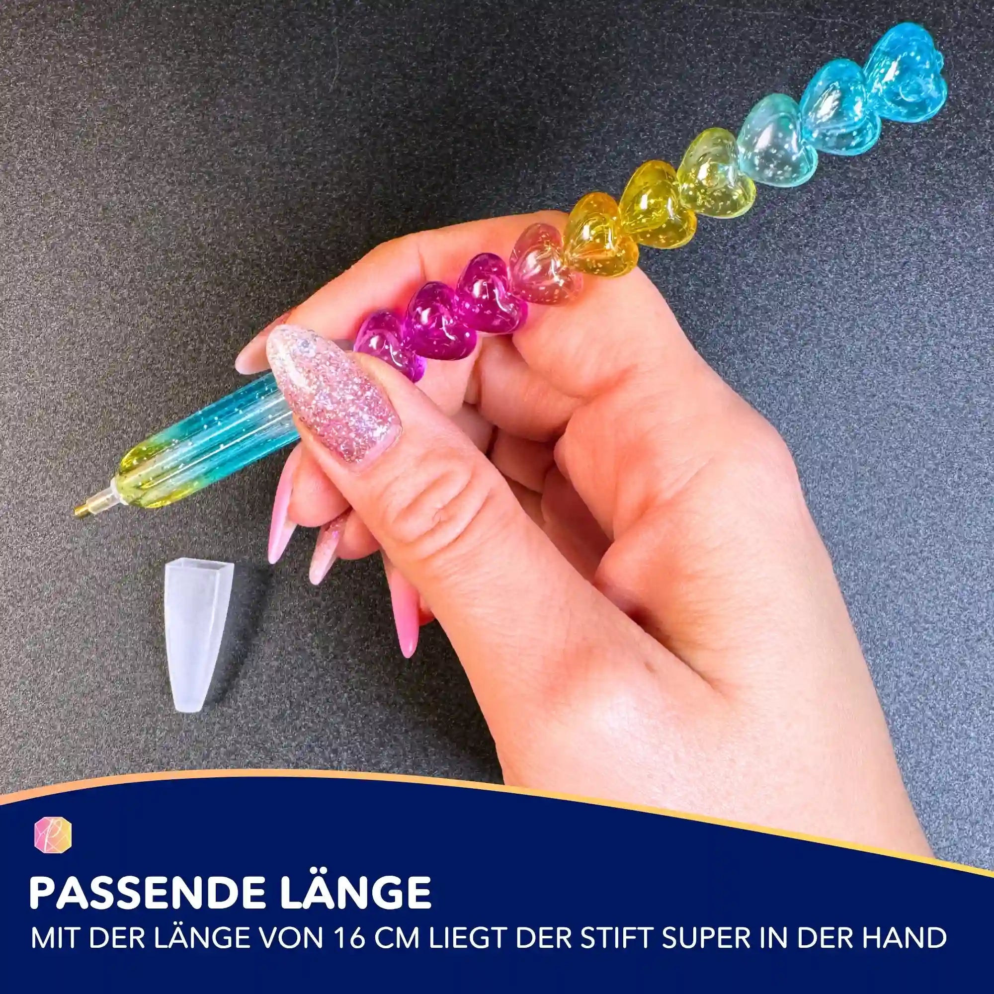 Diamond Painting Stift Bunte Herzen - Muttertag