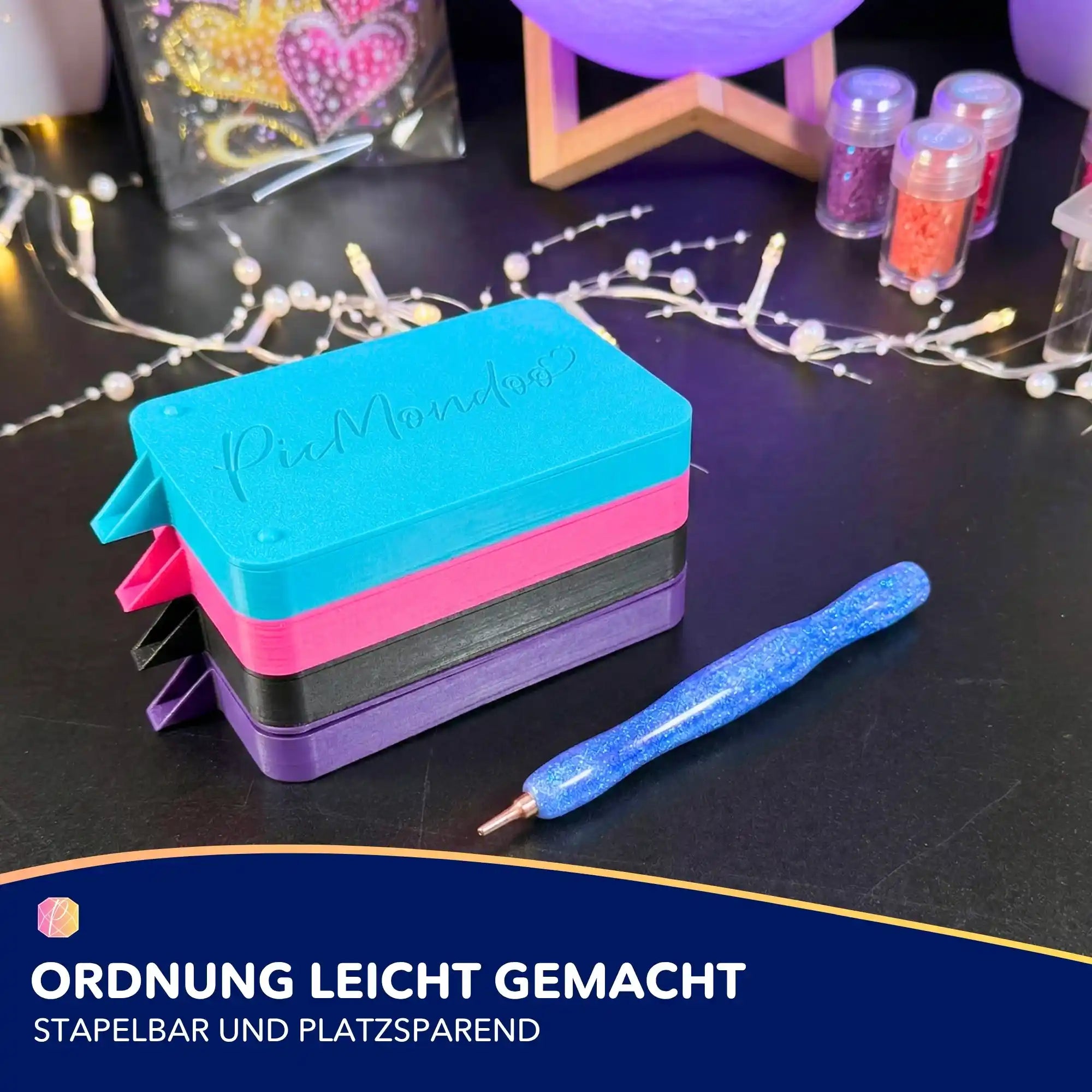 3D kleines Glitzer Schiffchen "Limited Edition"