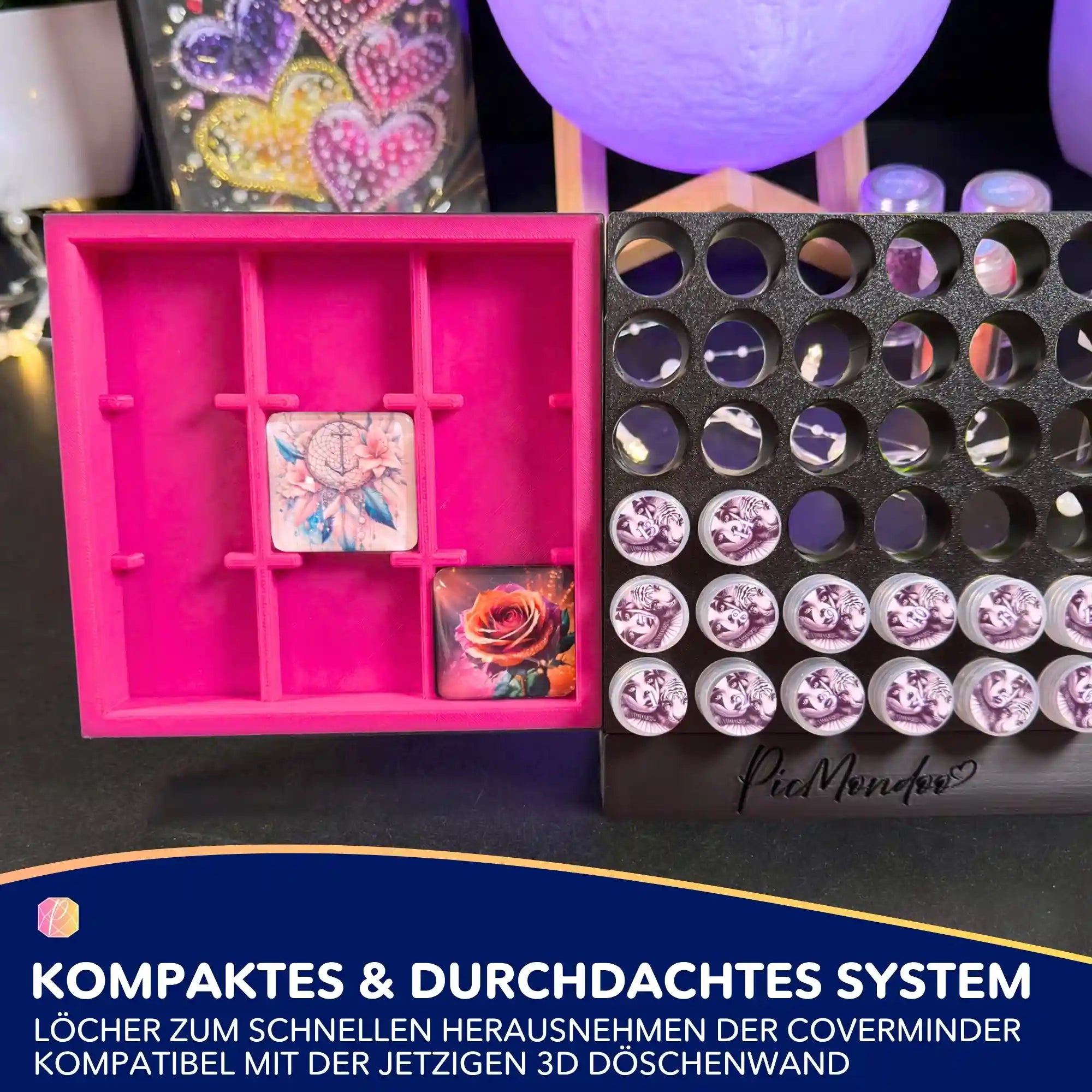 3D Brett für quadratische Coverminder