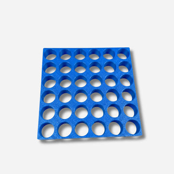 Blaue 3D-gedruckte Döschenwand zur praktischen Aufbewahrung von Steinchen für Diamond Painting Zubehör