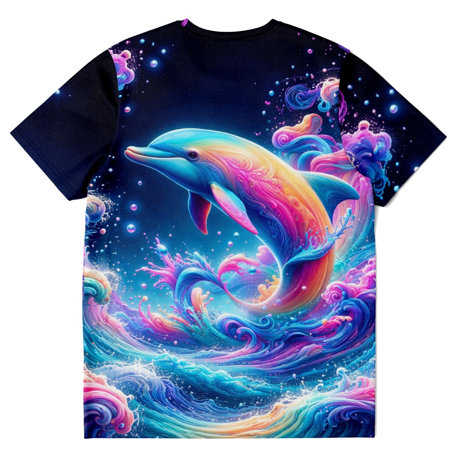 Dreamer T-Shirt - Delfin im Farbenmeer