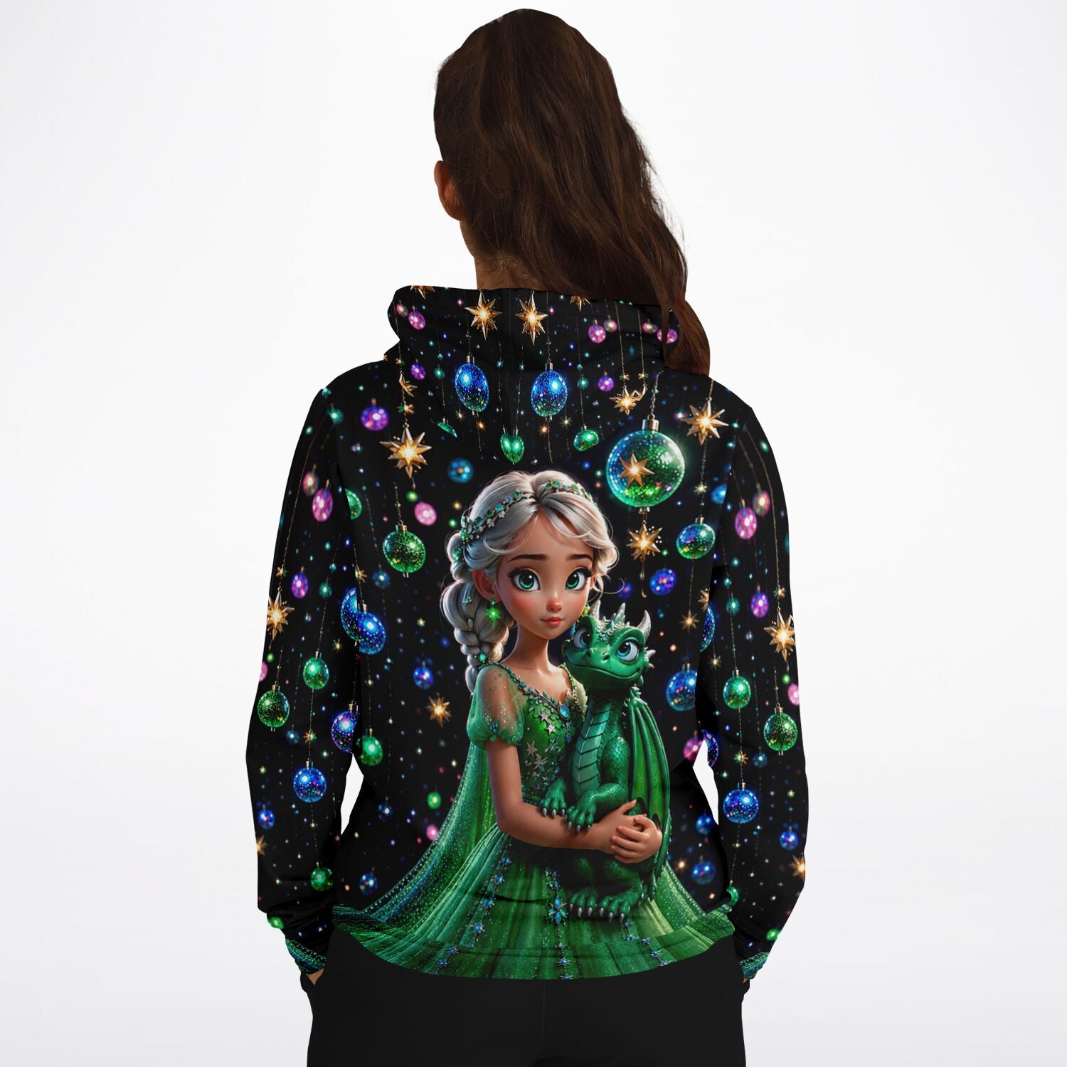 Dreamer Hoodie mit Dragon Girl Motiv, ähnlich beliebter Diamond Painting und Malen nach Zahlen Designs