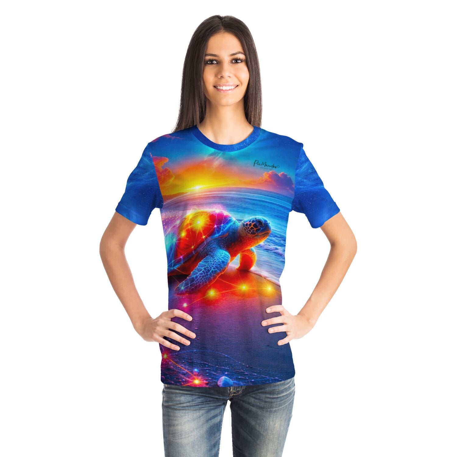 Dreamer T-Shirt - Colorful sparkling Turtle