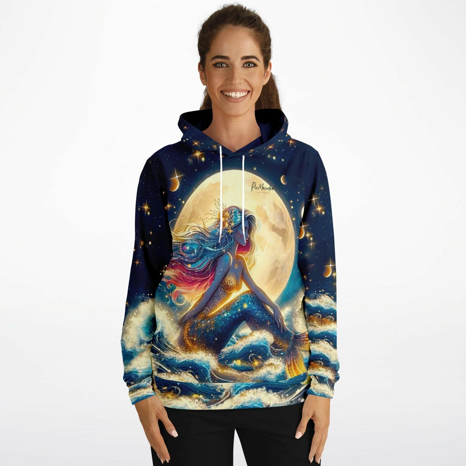 Dreamer Hoodie - Meerjungfrau im Sternenhimmel