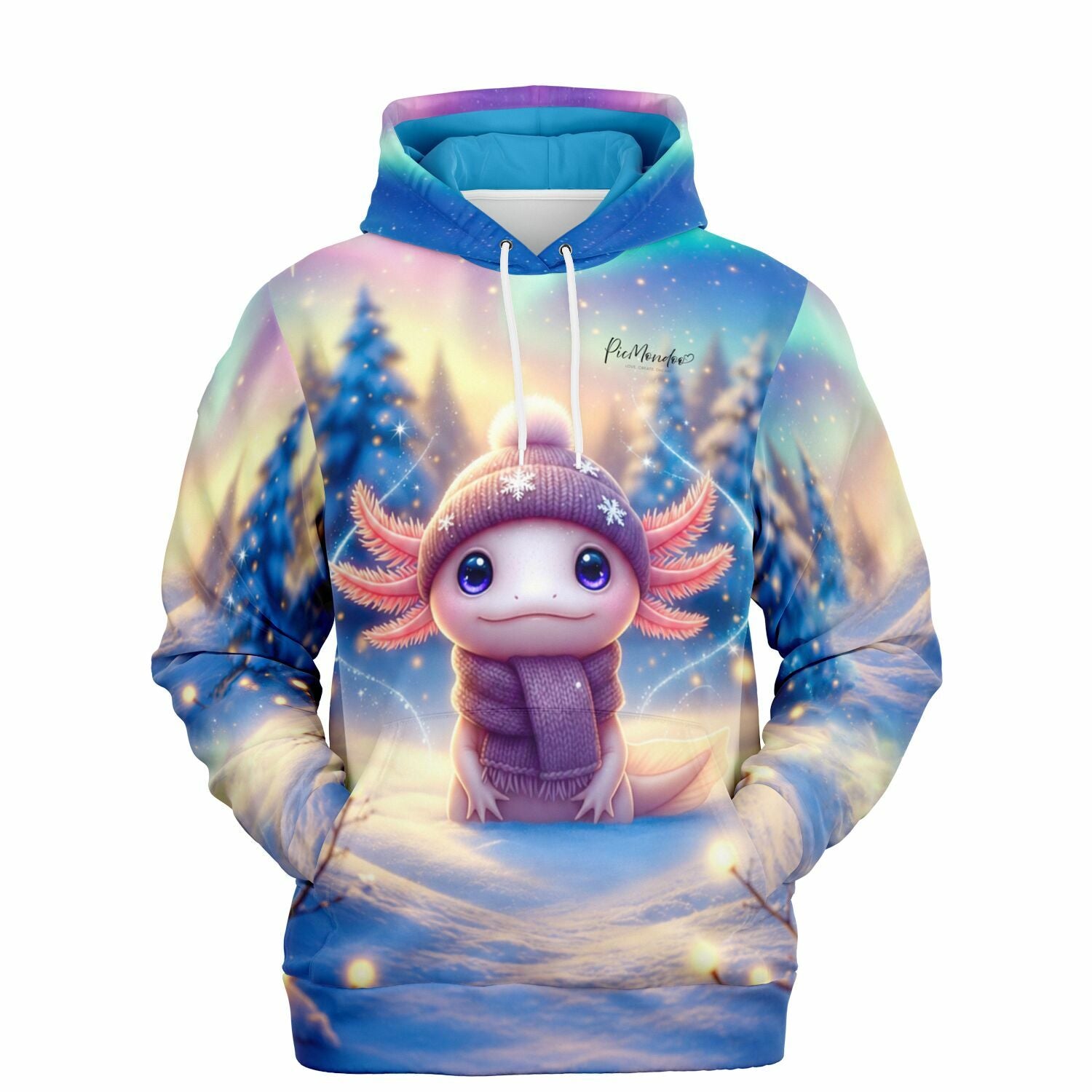 Dreamer Hoodie - Axolotl im Urlaub
