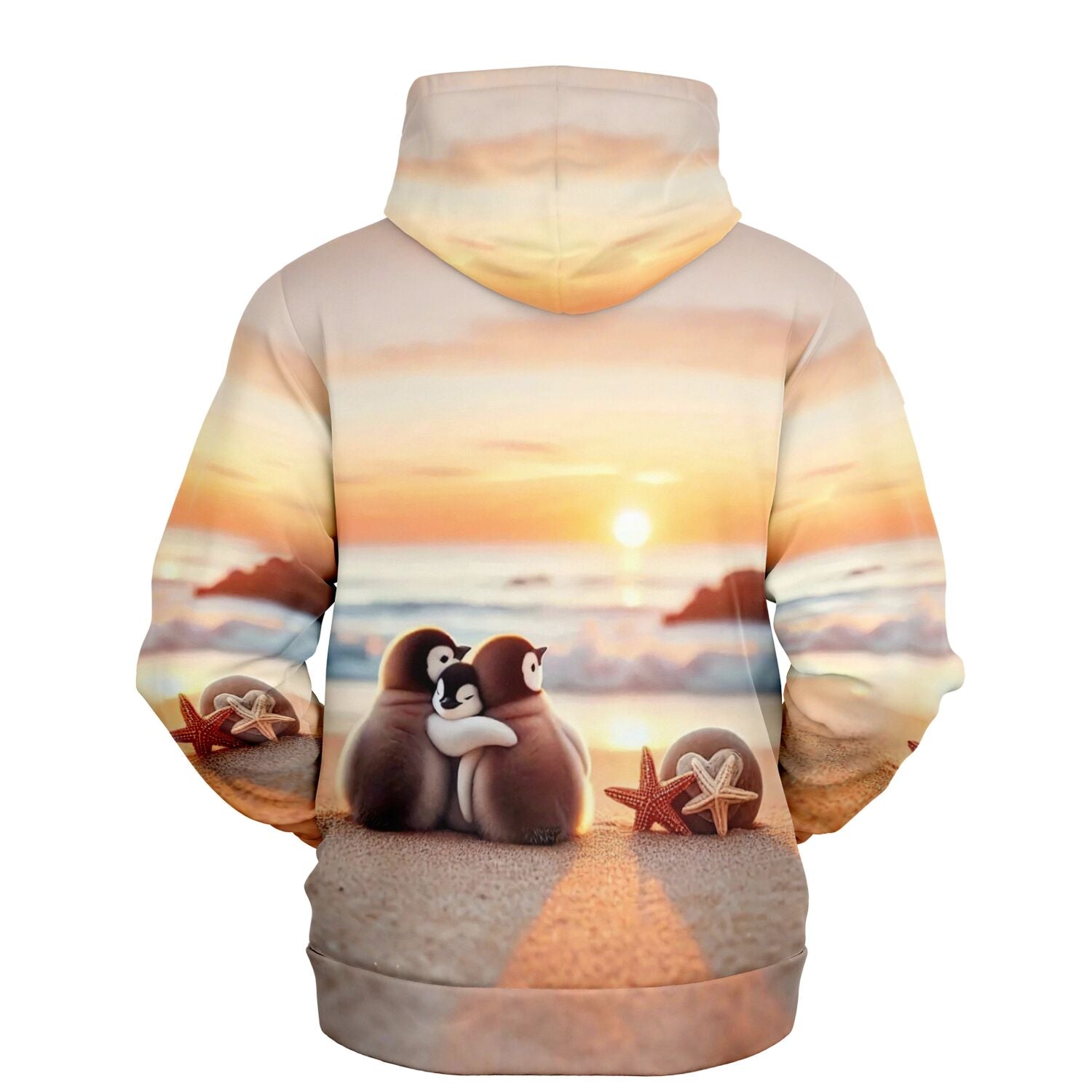 Dreamer Hoodie - Happy Family am Strand