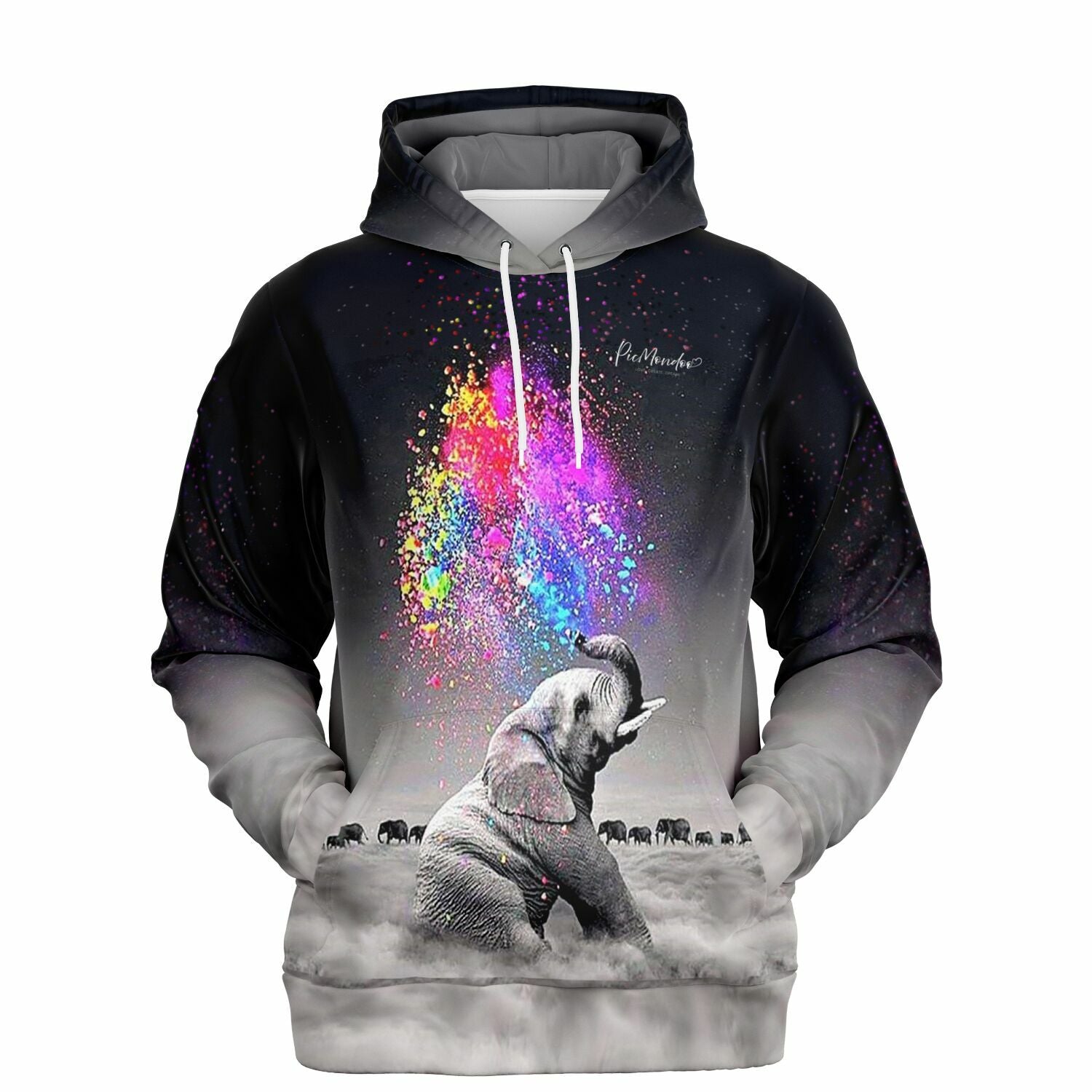Dreamer Hoodie - Elefant "Farbenspiel"