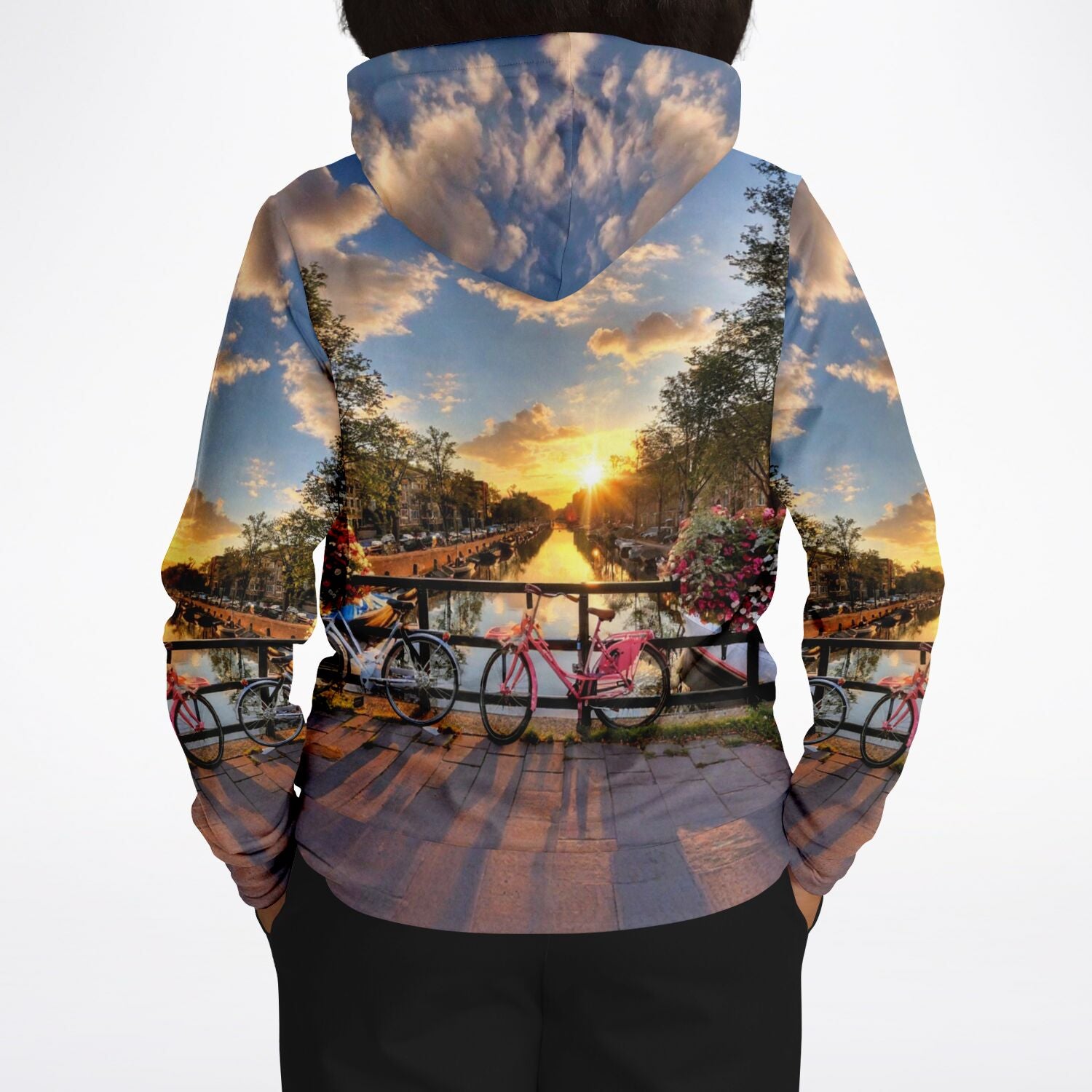 Dreamer Hoodie -  Sonnenuntergang in Amsterdam