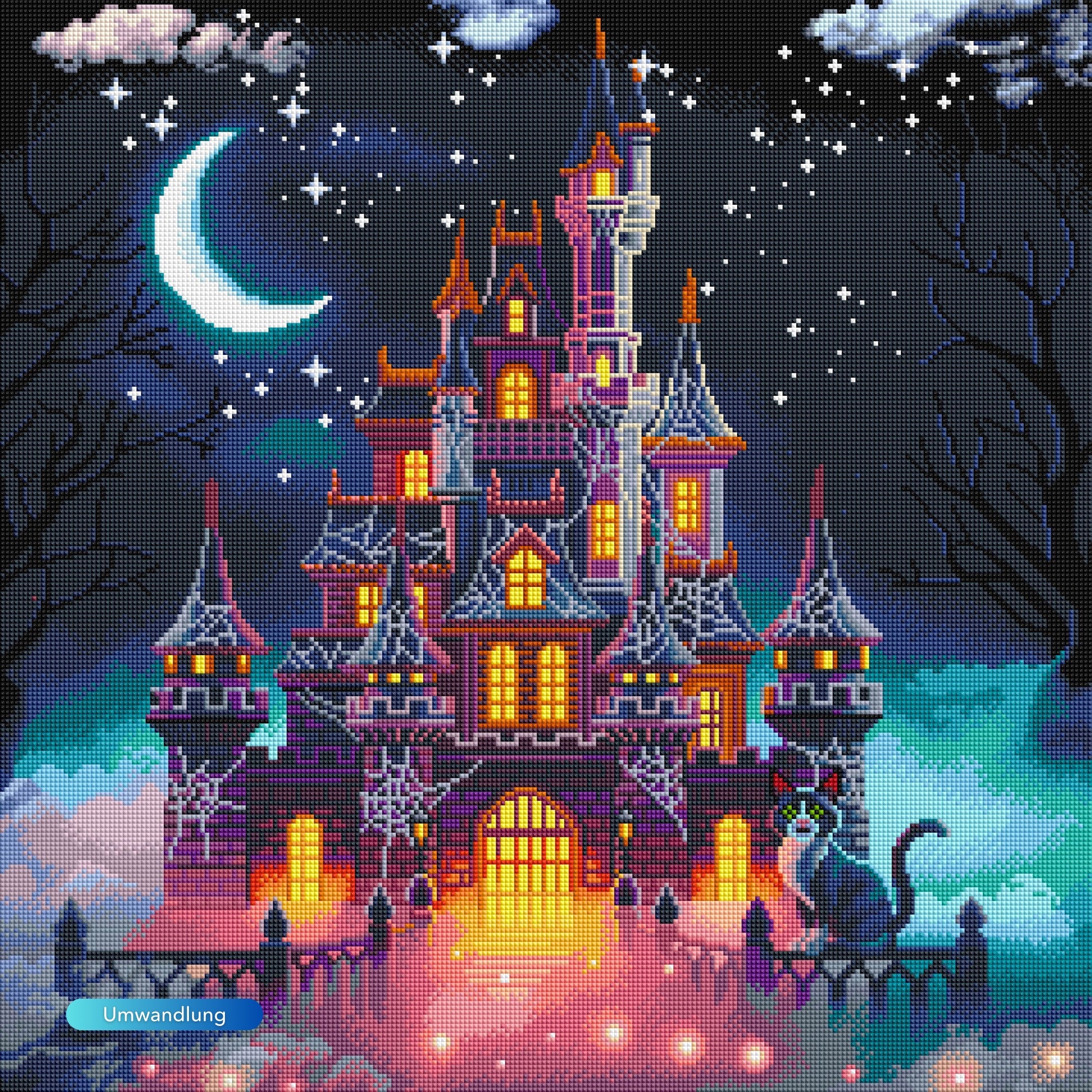 Diamond Painting - Nachtschloss