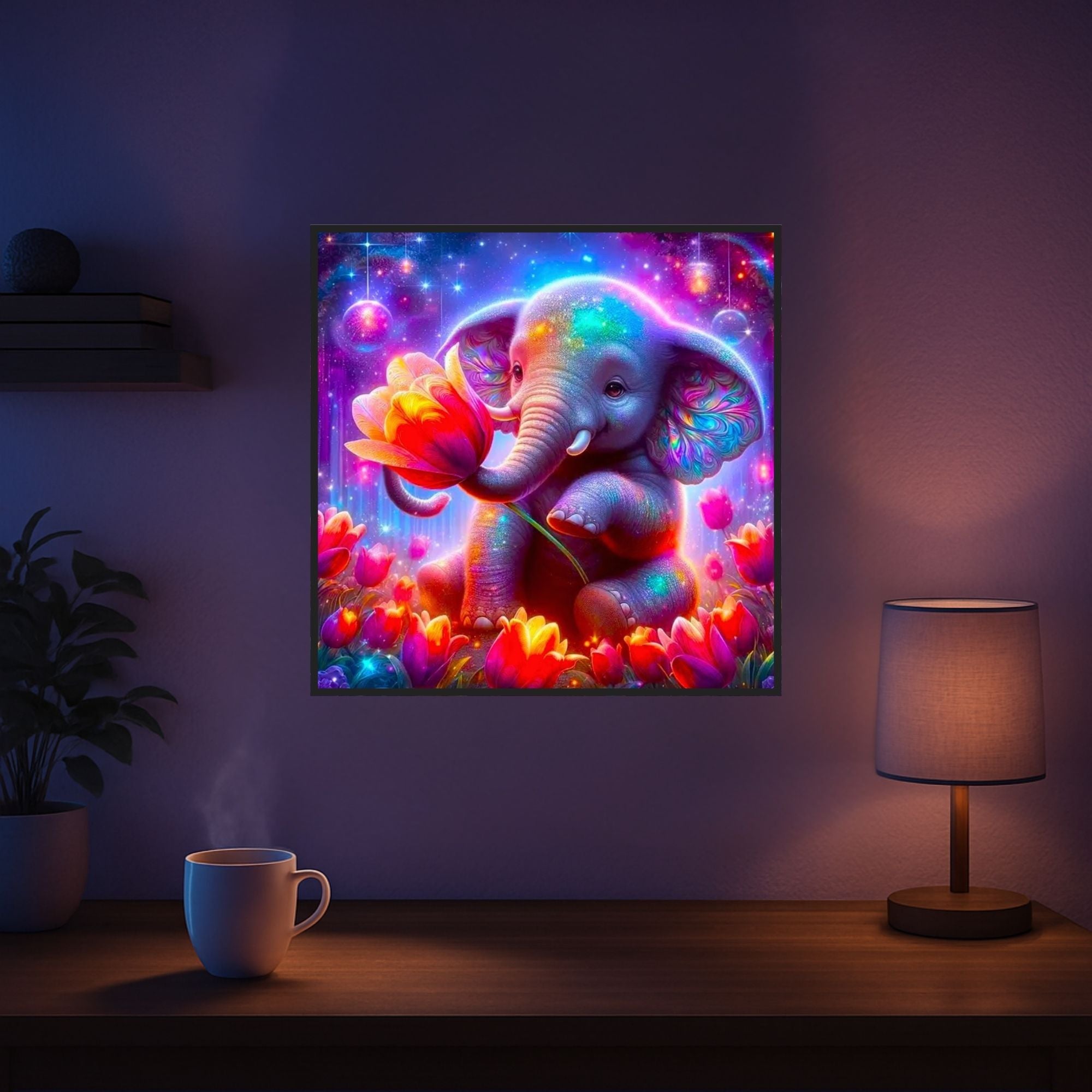 Diamond Painting - Elefantenmädchen