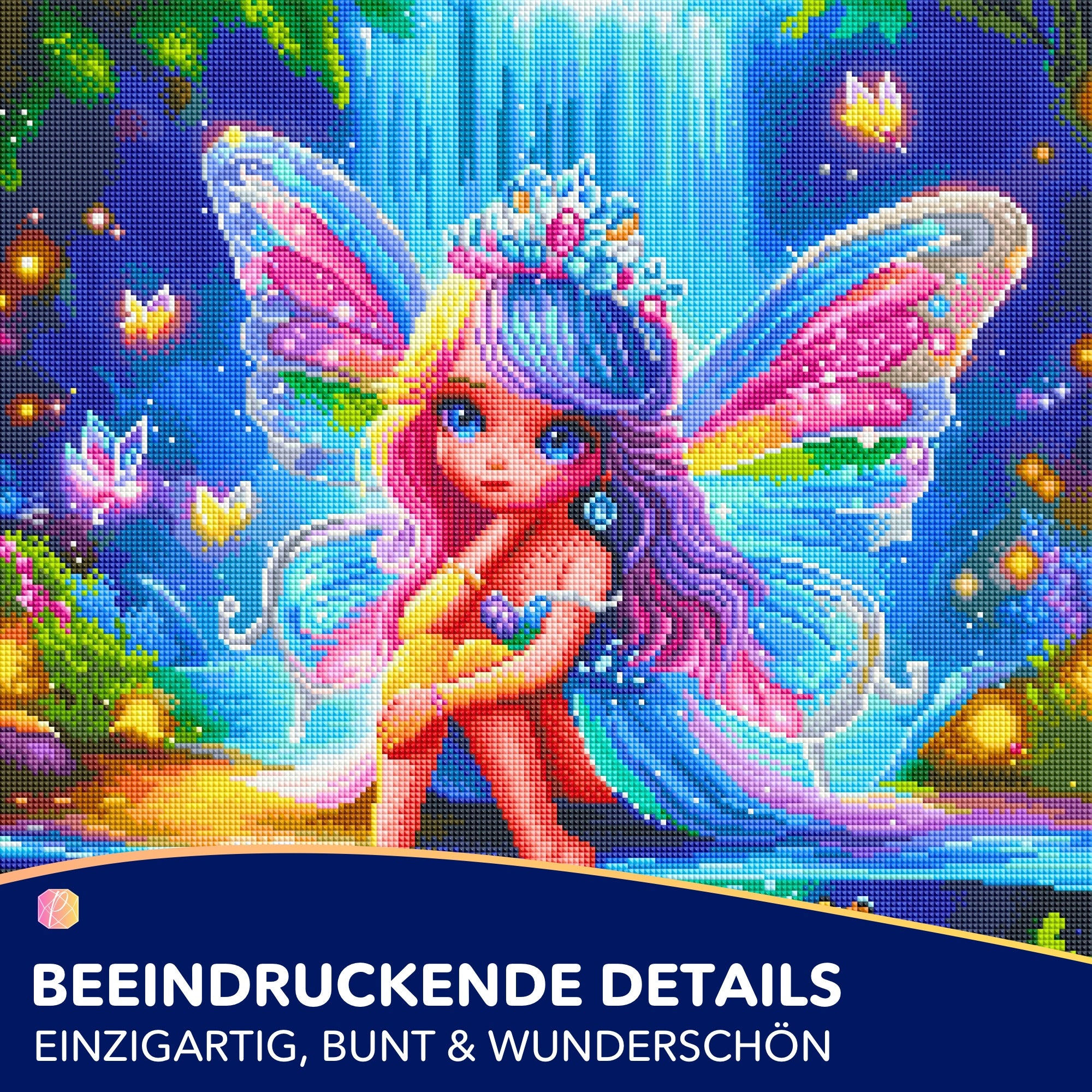 Diamond Painting - Entspannung am Elfenteich