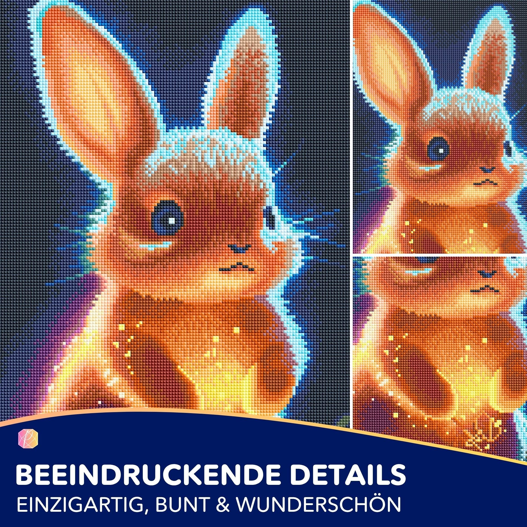 Diamond Painting - Funkelhäschen