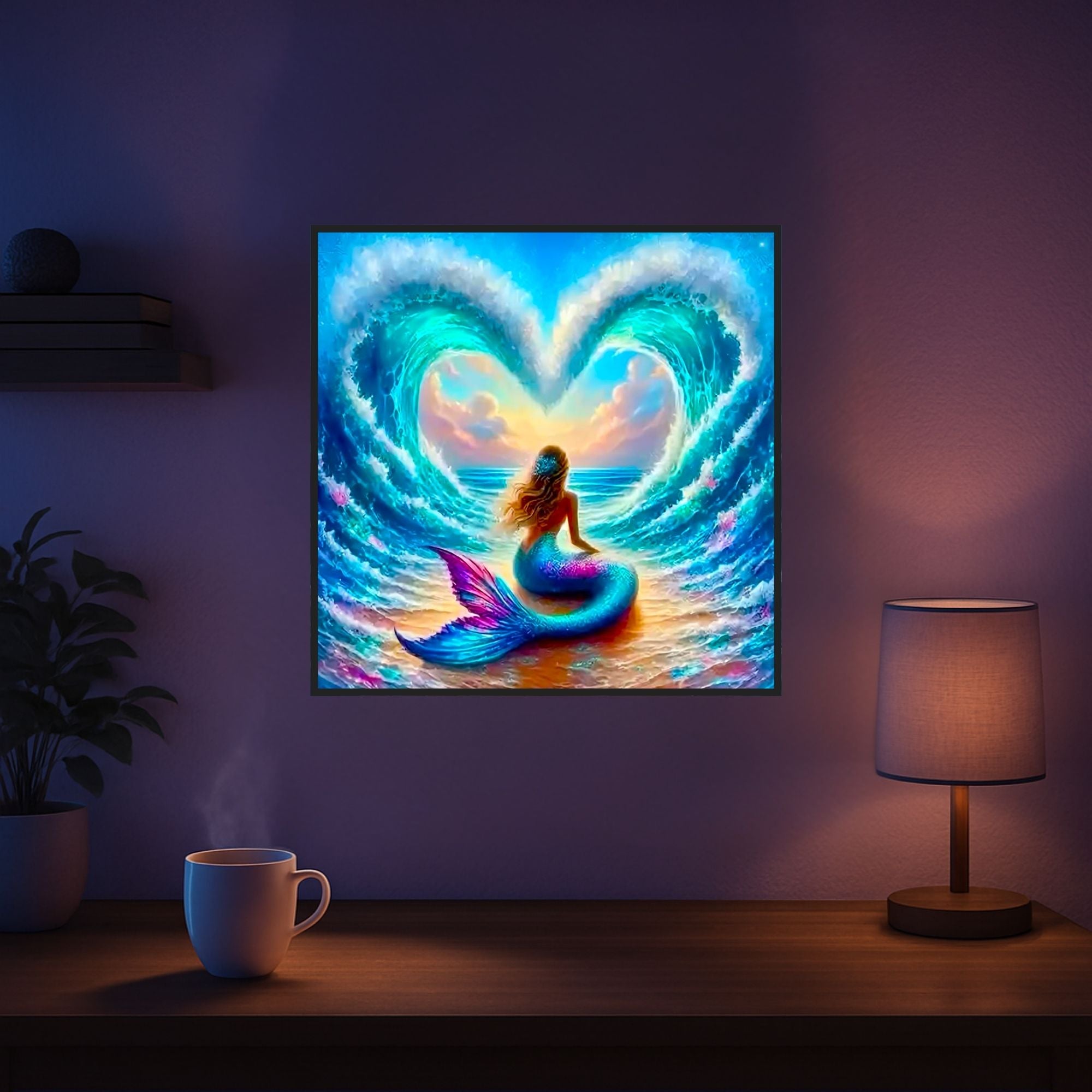 Diamond Painting - Liebe der Meerjungfrau
