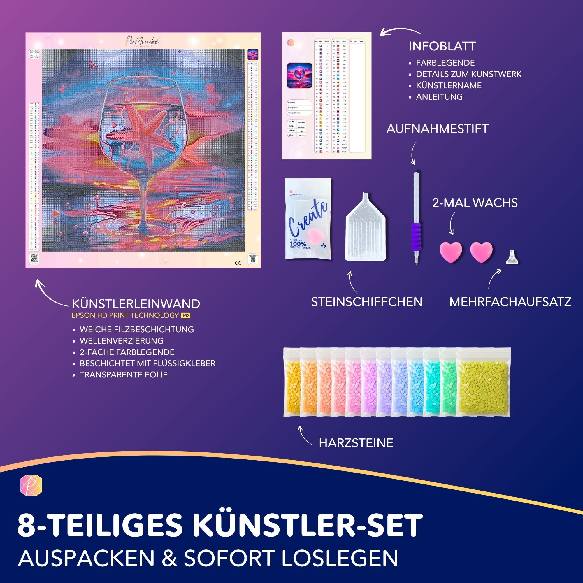 Diamond Painting - Seesternzauber
