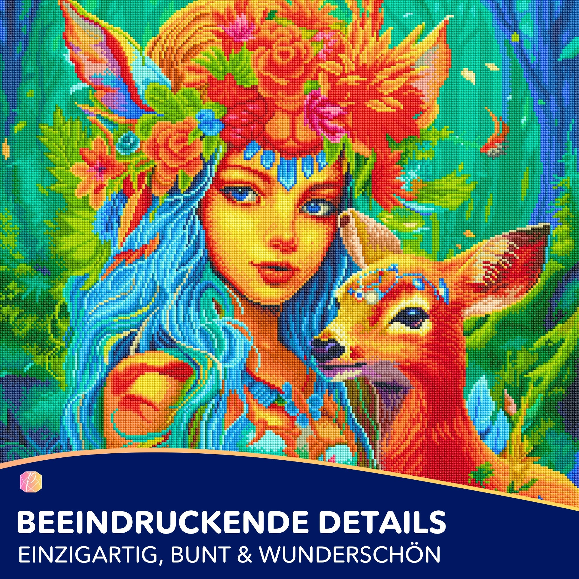 Diamond Painting - Waldmädchen